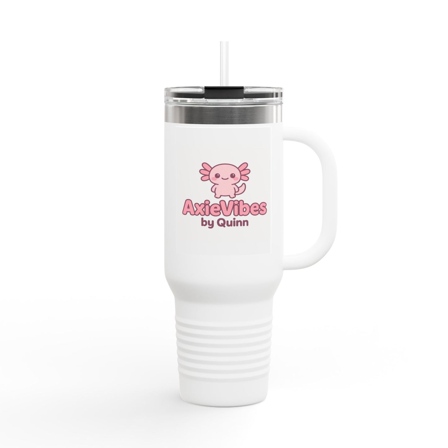 Cute Insulated Travel Mug - 40oz with 'AxieVibes' Design