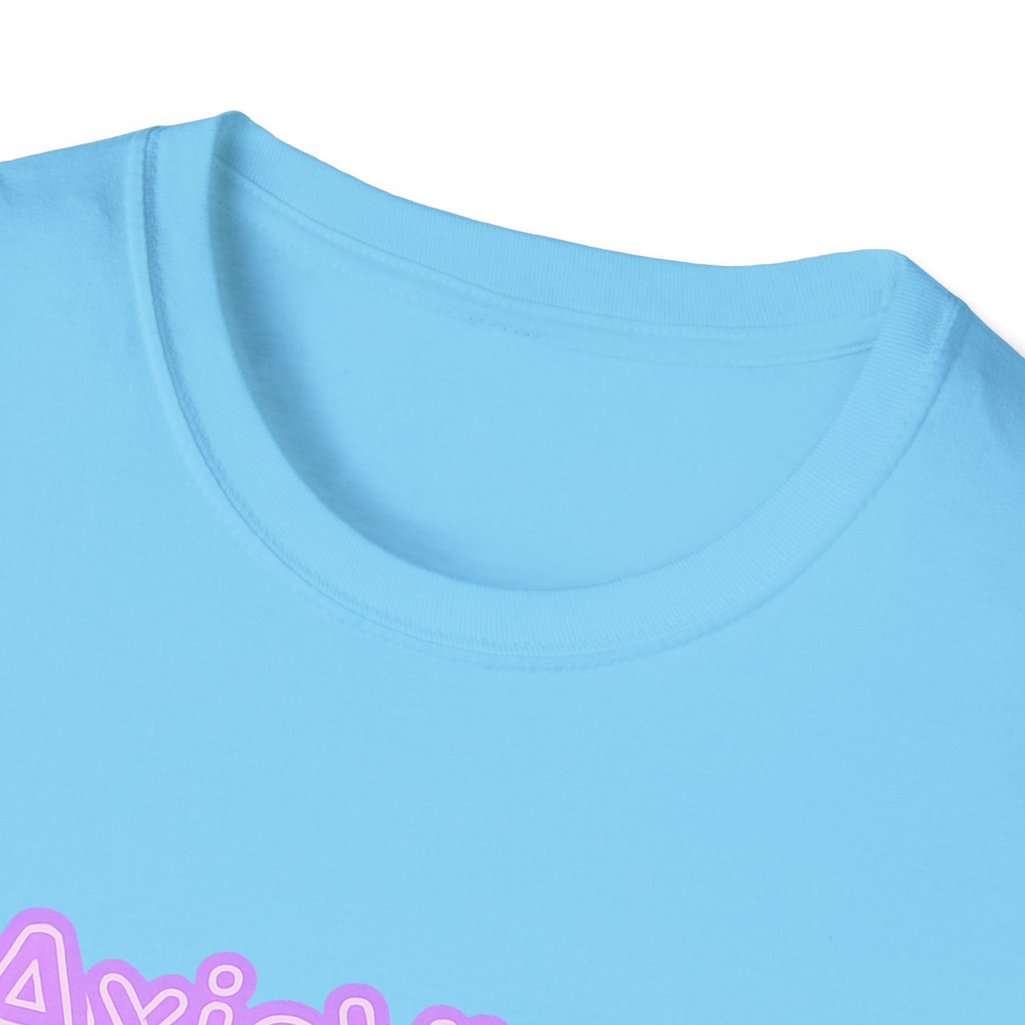 AxieVibes DJ Unisex Softstyle T-Shirt - Fun & Playful Music Tee for Gamers