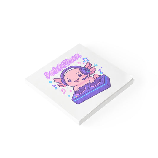 Cute DJ AxieVibes Post-it® Note Pads - Perfect for Music Lovers and Gamers