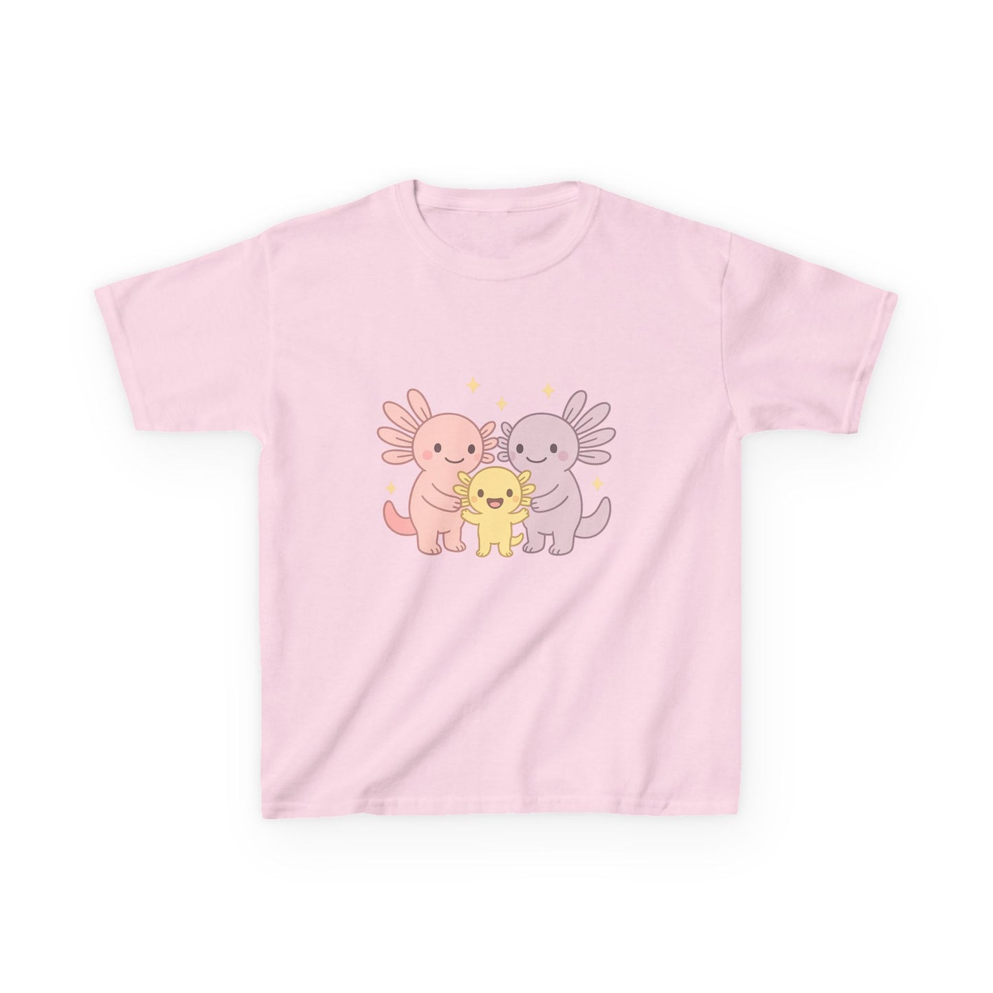 Cute Animal Friends Kids Tee - Adorable Heavy Cotton Shirt for Children