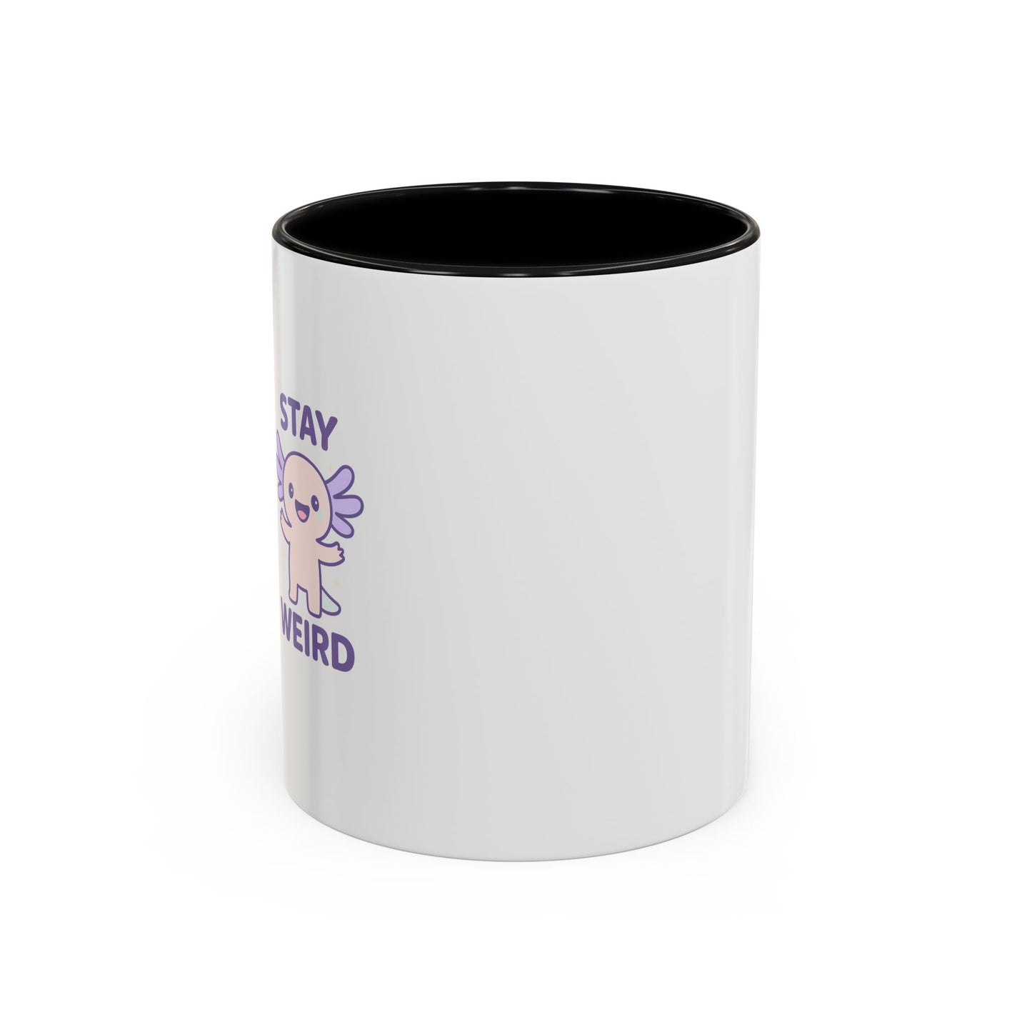 Stay Weird Accent Coffee Mug - Fun 11oz & 15oz Ceramic Cup for Quirky Coffee Lovers