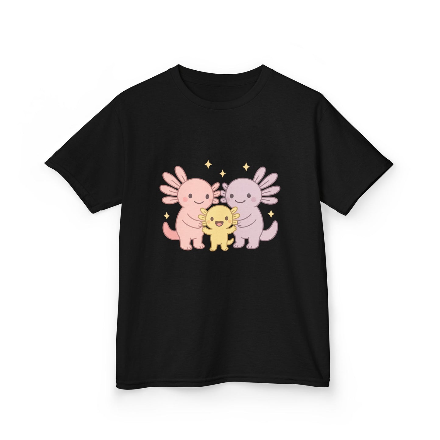 Cute Animal Friends Kids Tee - Adorable Heavy Cotton Shirt for Children