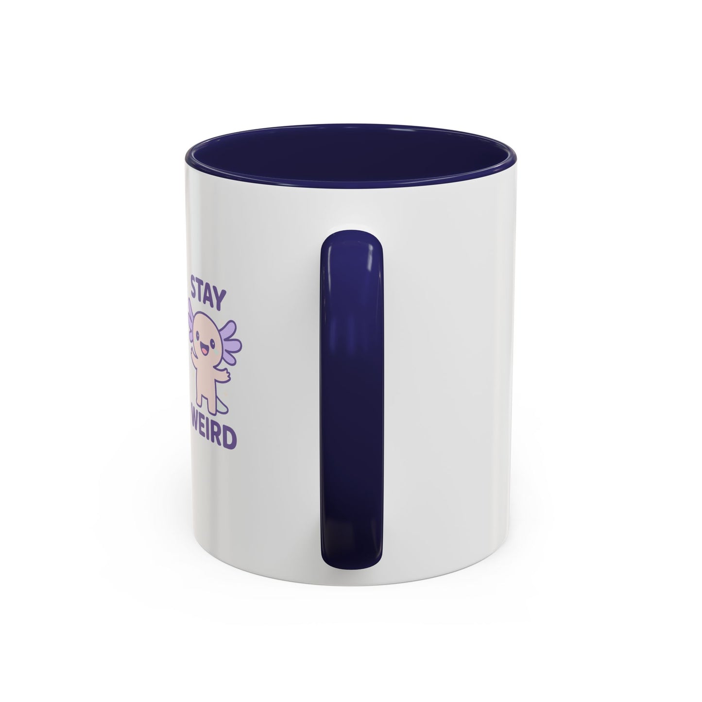 Stay Weird Accent Coffee Mug - Fun 11oz & 15oz Ceramic Cup for Quirky Coffee Lovers