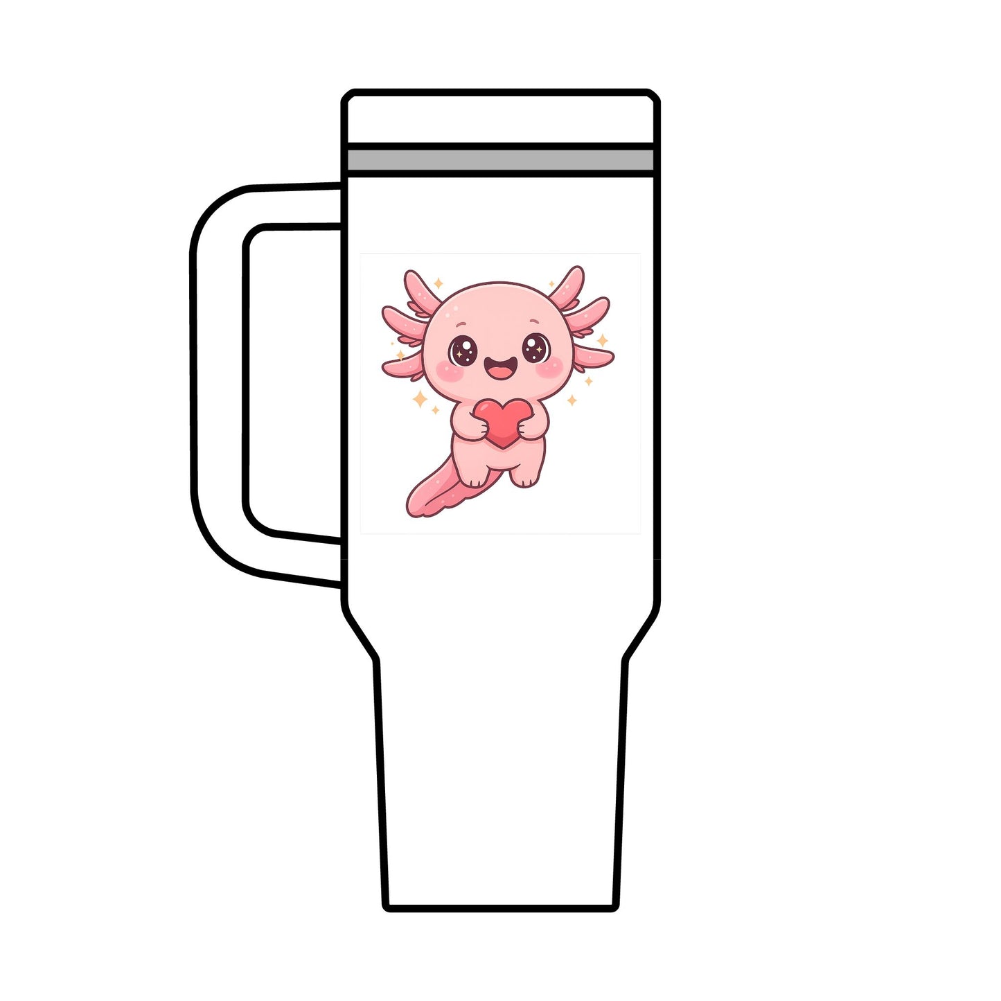 Cute Axolotl 40oz Maxi Cup - Perfect for Animal Lovers