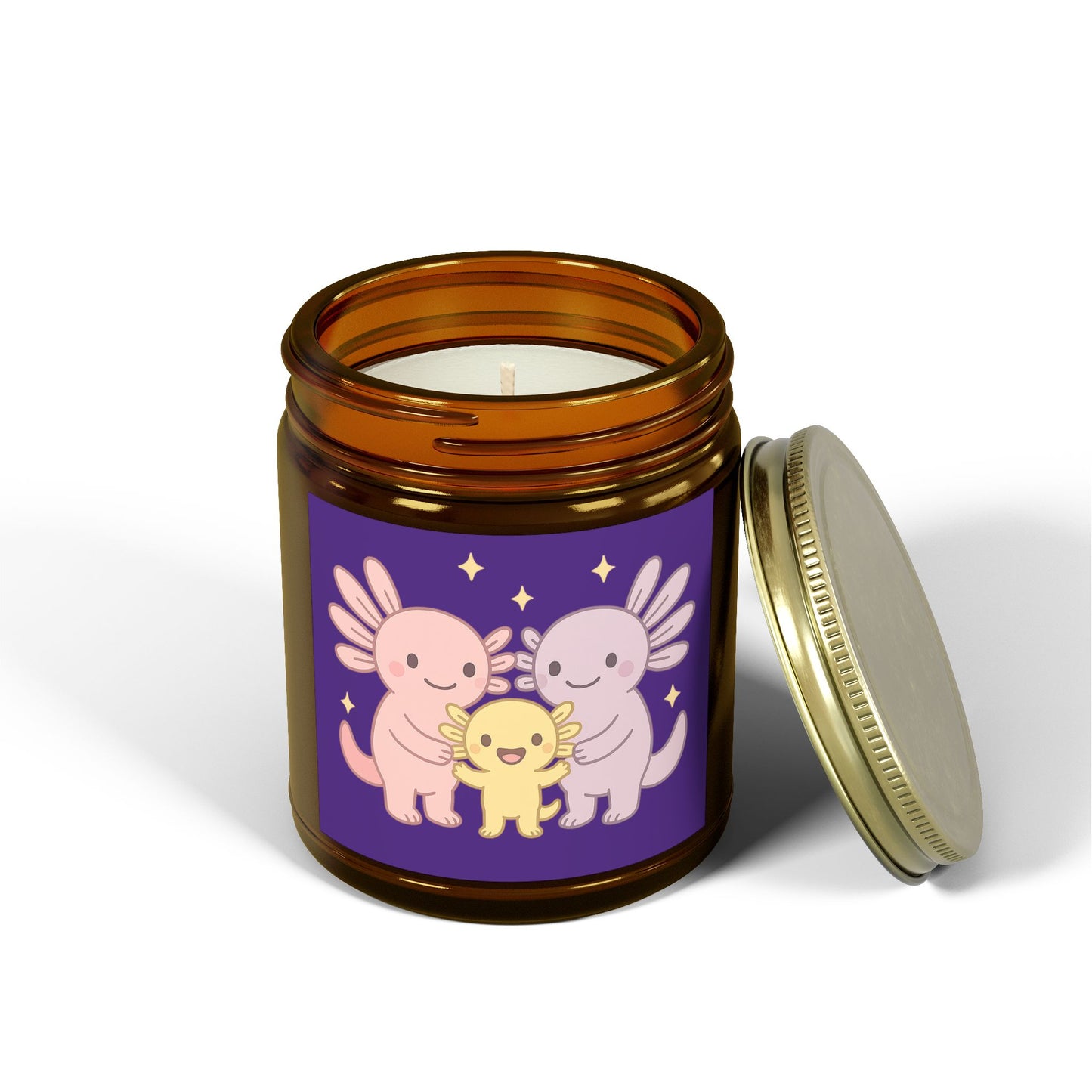Cute Angelic Creature Scented Candle - Coconut Apricot Wax (4oz, 9oz)