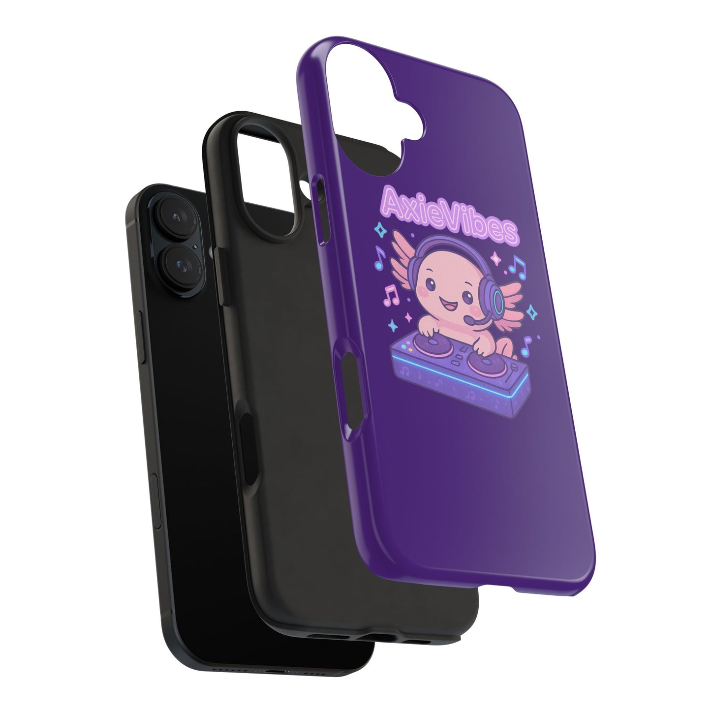 AxieVibes Tough Phone Case - Cute DJ Design for Gamers