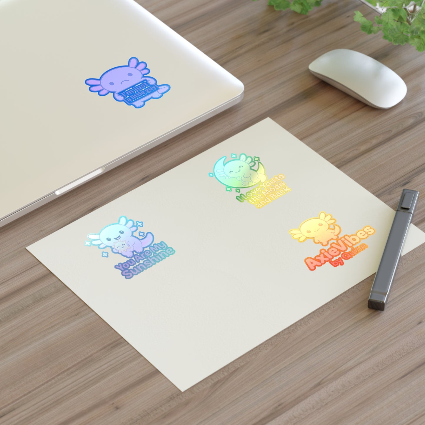 Cute Axolotl Sticker Sheets - Fun, Whimsical Designs for Kids & The Young at Heart
