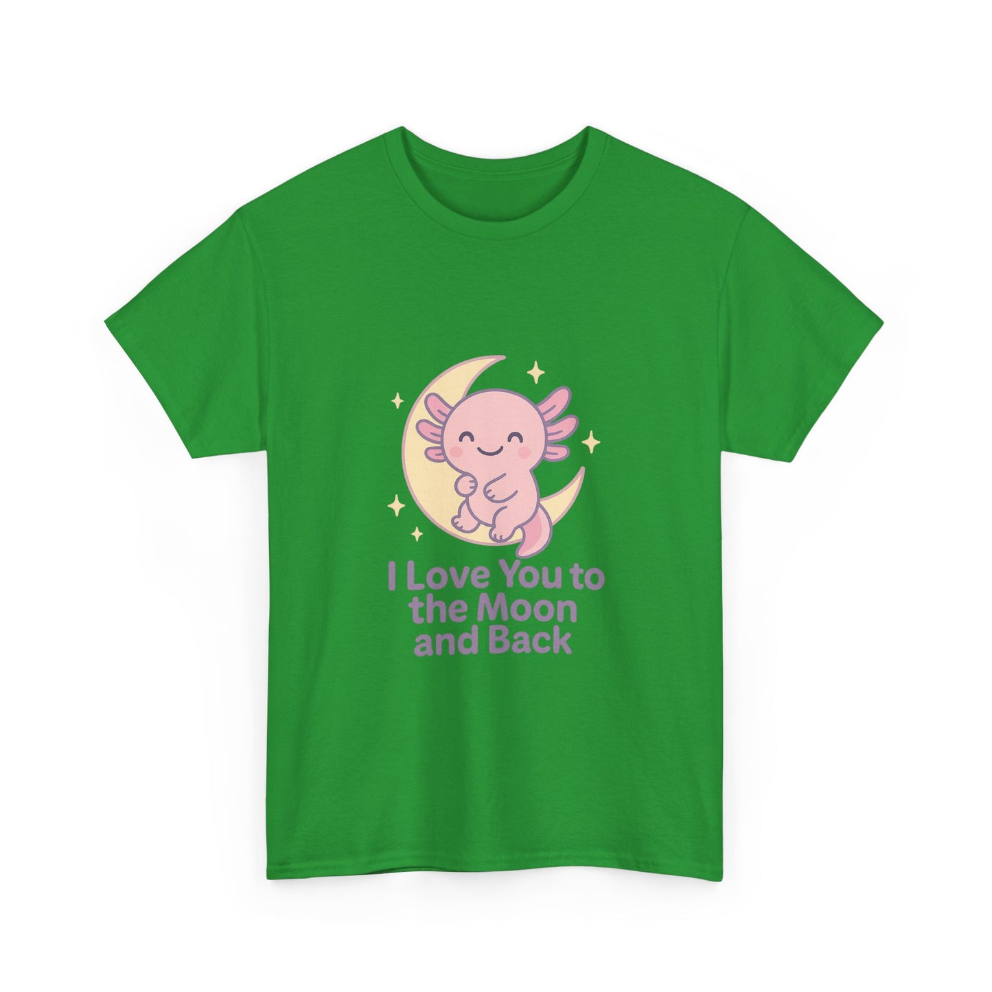 Cute Angel Love T-Shirt | I Love You to the Moon and Back Tee | Unisex Heavy Cotton Tee