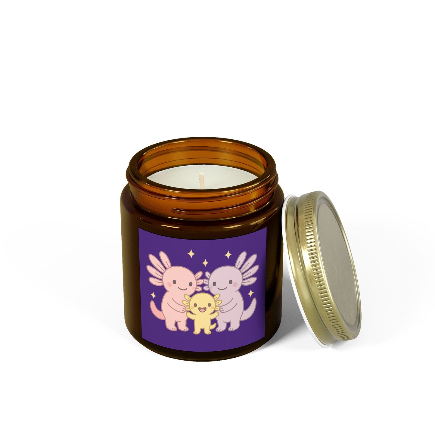 Cute Angelic Creature Scented Candle - Coconut Apricot Wax (4oz, 9oz)