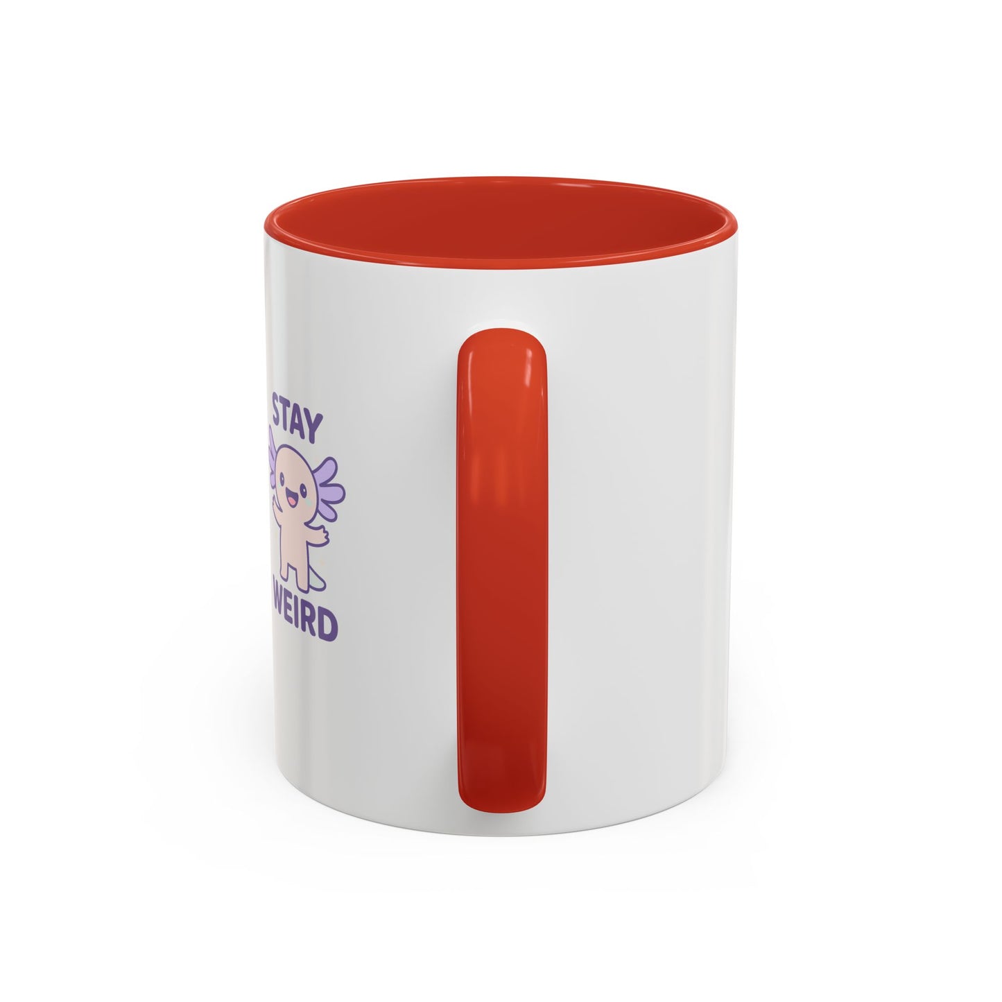 Stay Weird Accent Coffee Mug - Fun 11oz & 15oz Ceramic Cup for Quirky Coffee Lovers