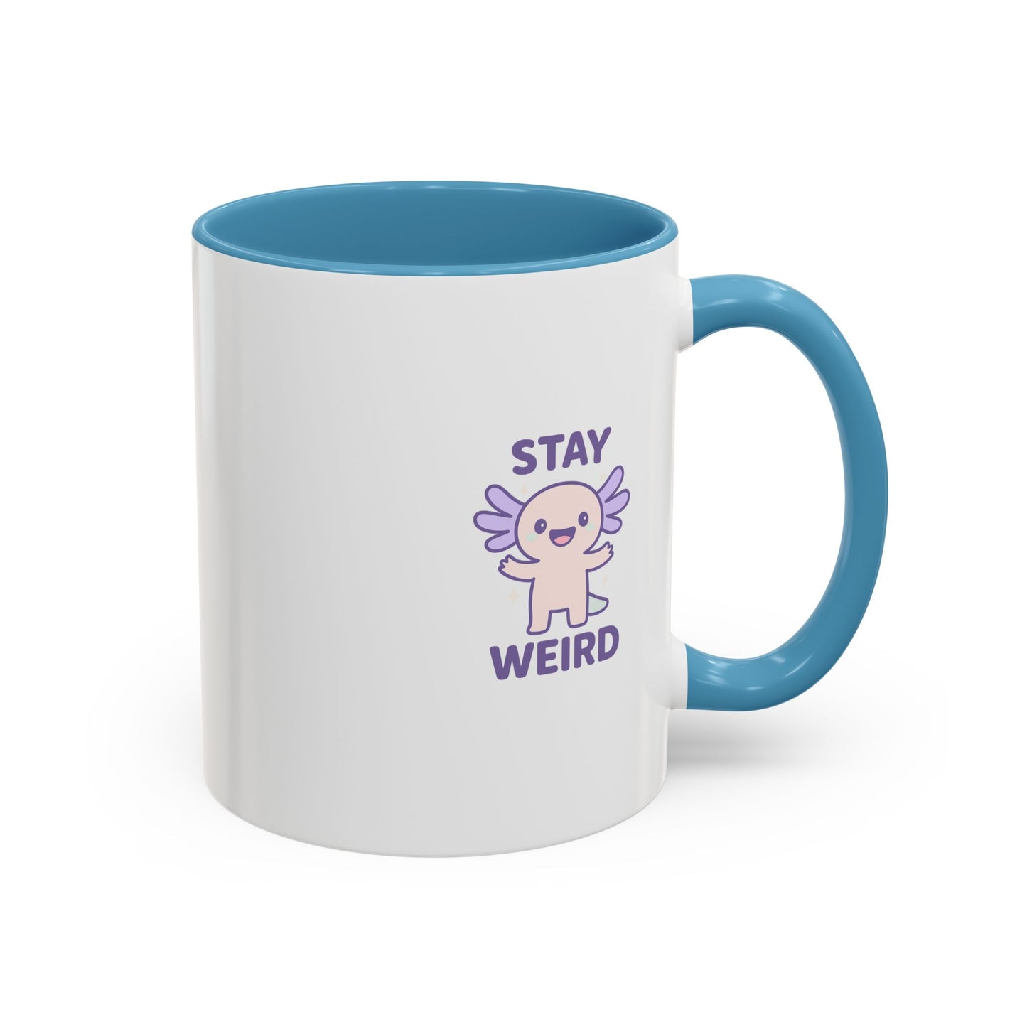 Stay Weird Accent Coffee Mug - Fun 11oz & 15oz Ceramic Cup for Quirky Coffee Lovers
