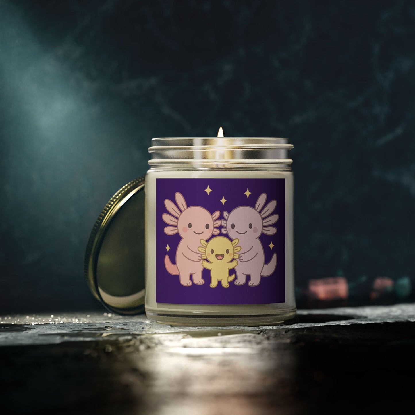 Cute Angelic Creature Scented Candle - Coconut Apricot Wax (4oz, 9oz)