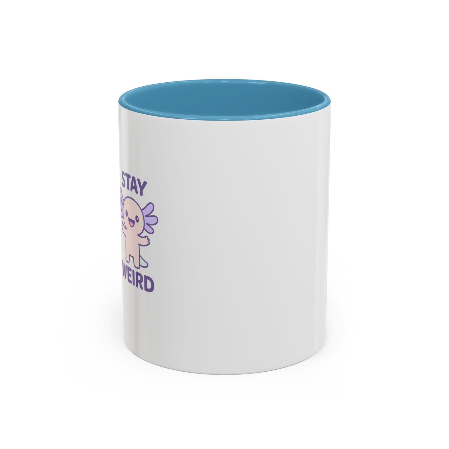 Stay Weird Accent Coffee Mug - Fun 11oz & 15oz Ceramic Cup for Quirky Coffee Lovers