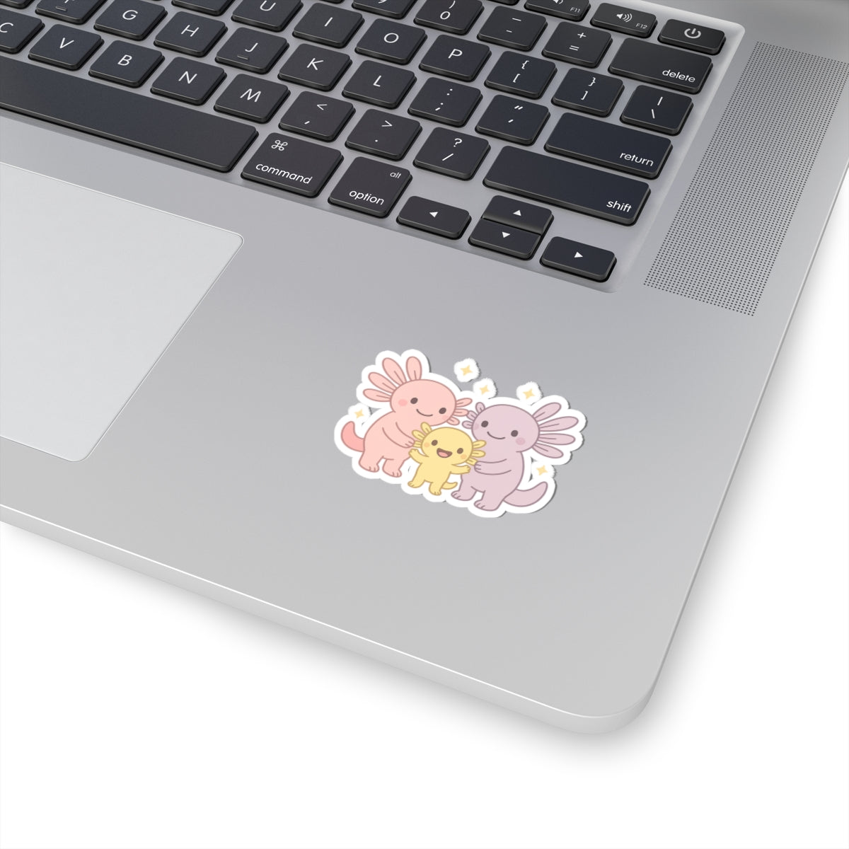 Cute Axolotl Kiss-Cut Stickers – For Kids & Animal Lovers