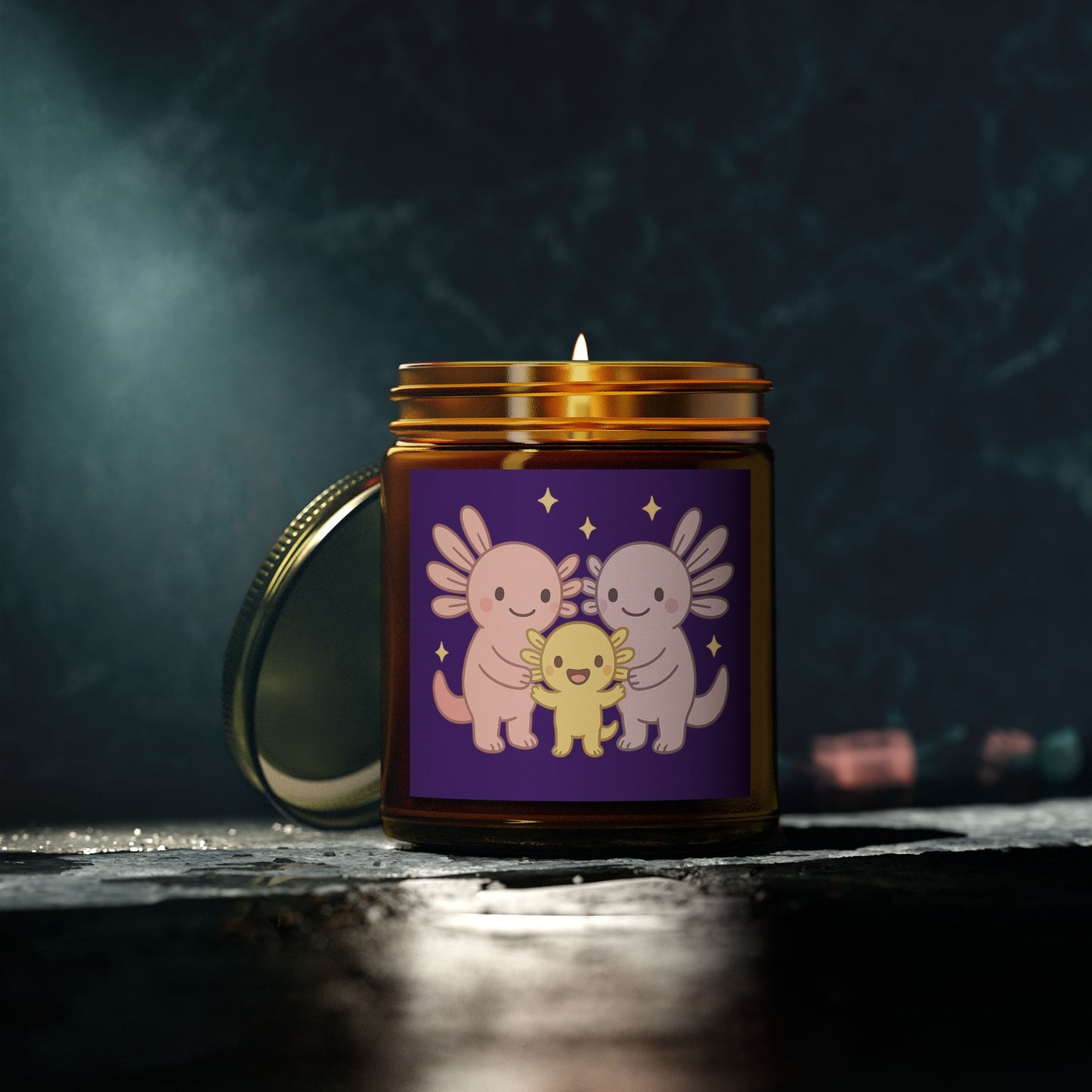 Cute Angelic Creature Scented Candle - Coconut Apricot Wax (4oz, 9oz)