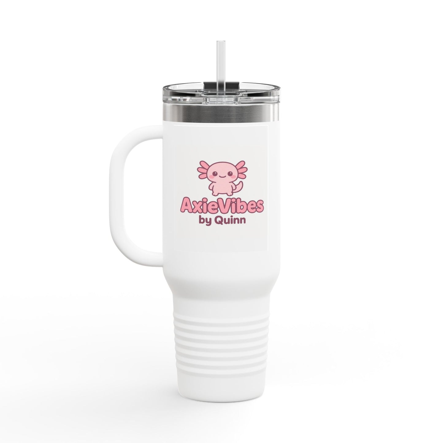 Cute Insulated Travel Mug - 40oz with 'AxieVibes' Design
