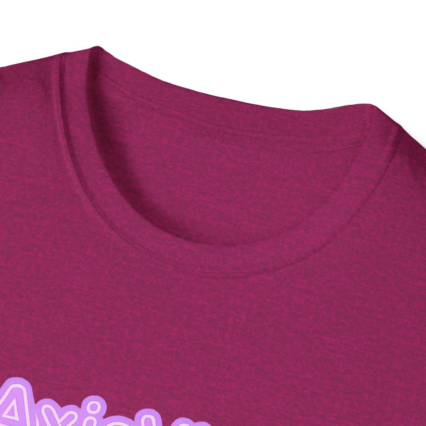 AxieVibes DJ Unisex Softstyle T-Shirt - Fun & Playful Music Tee for Gamers