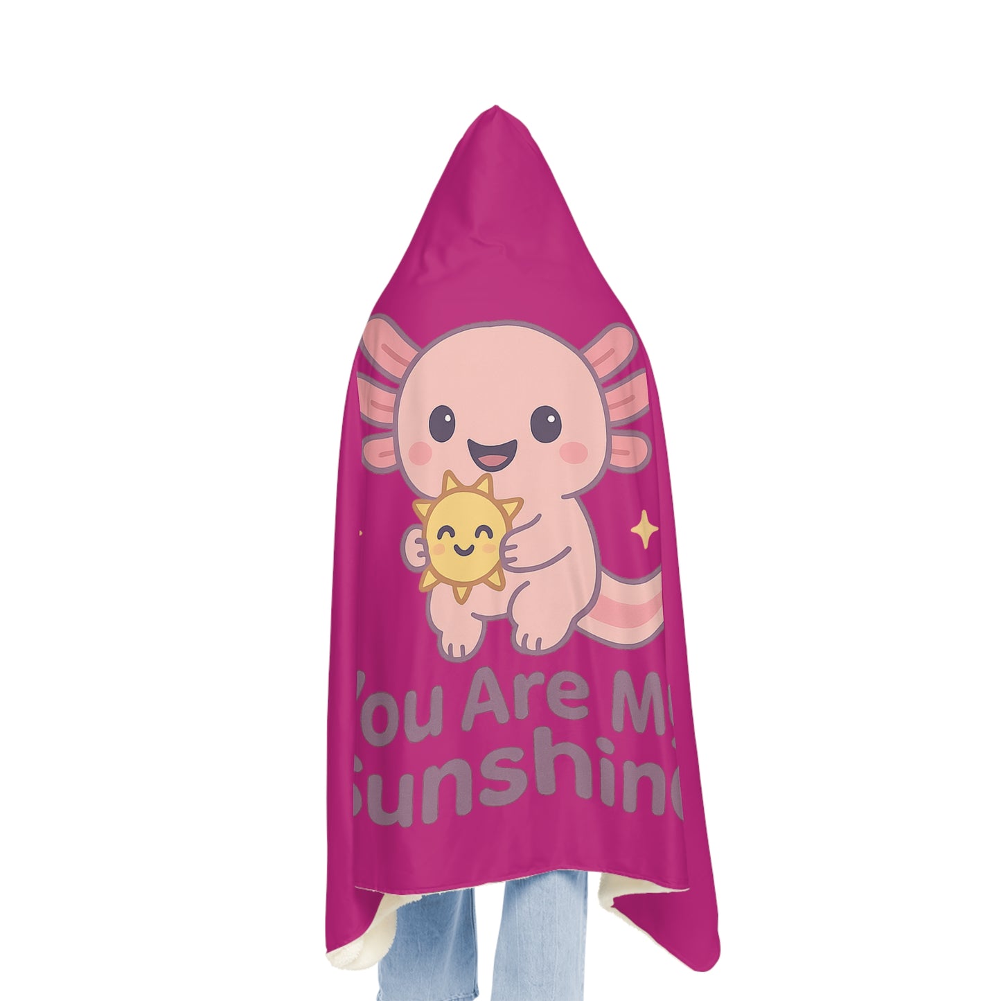 You Are My Sunshine Snuggle Blanket - Cozy Hooded Blanket for Kids & Adults