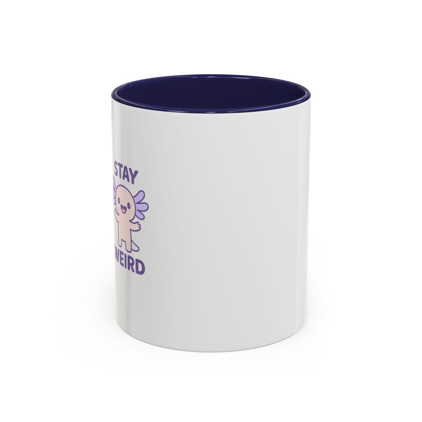 Stay Weird Accent Coffee Mug - Fun 11oz & 15oz Ceramic Cup for Quirky Coffee Lovers