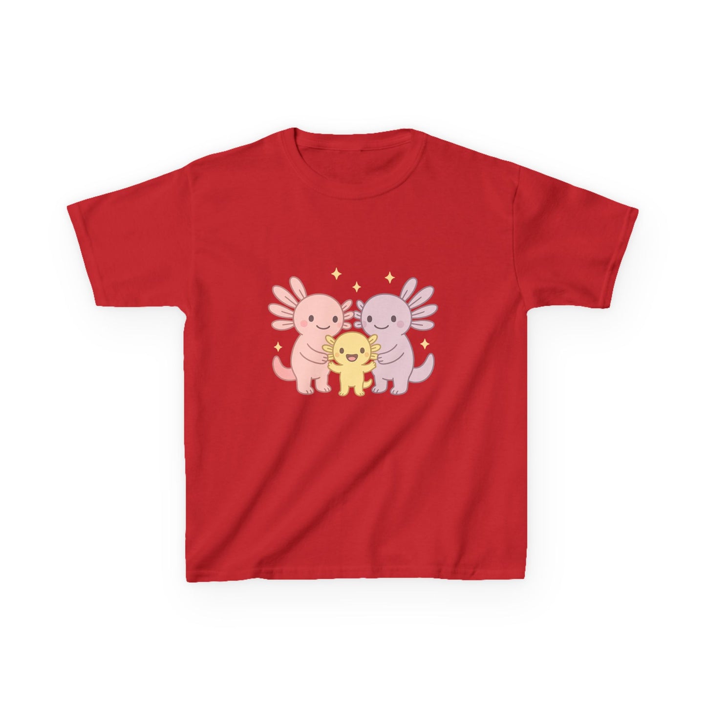 Cute Animal Friends Kids Tee - Adorable Heavy Cotton Shirt for Children
