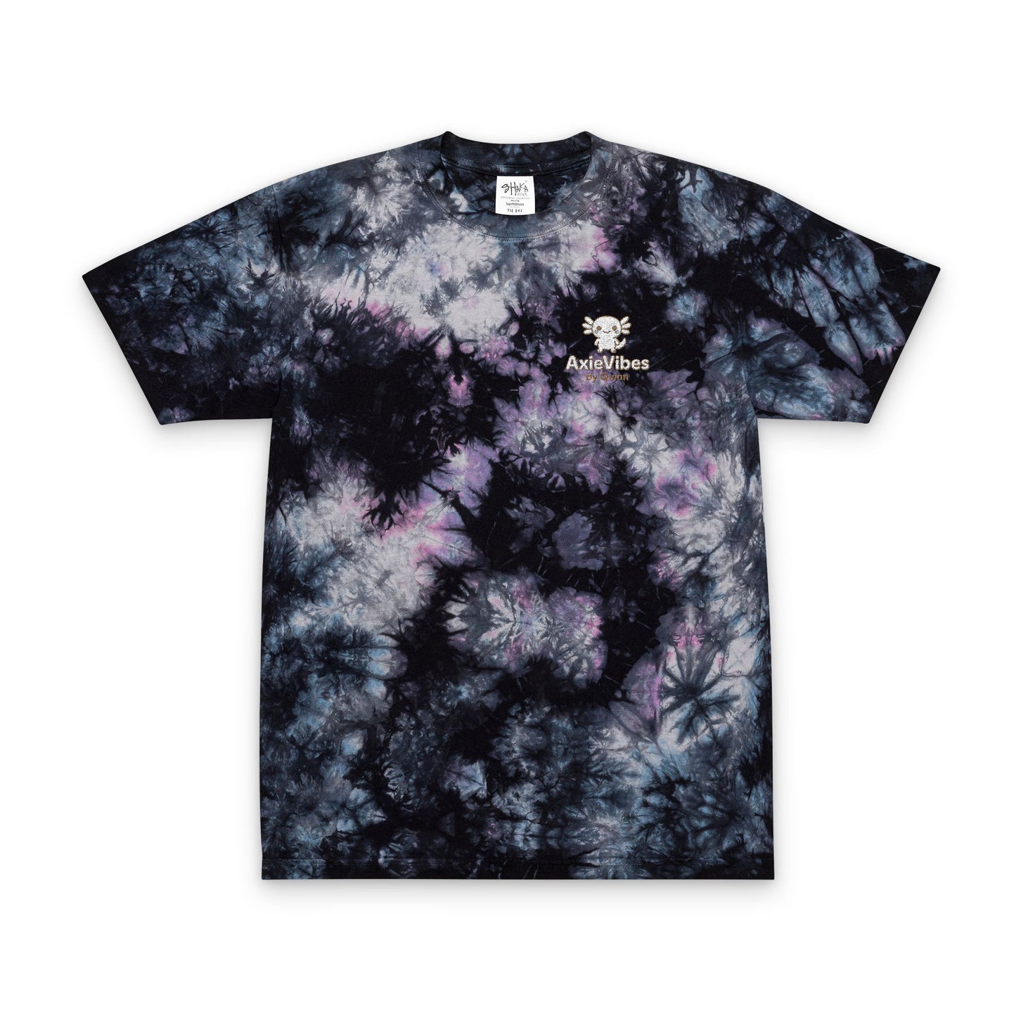Colorful Oversized Tie-Dye T-Shirt with Embroidery - Perfect for Festivals & Casual Wear