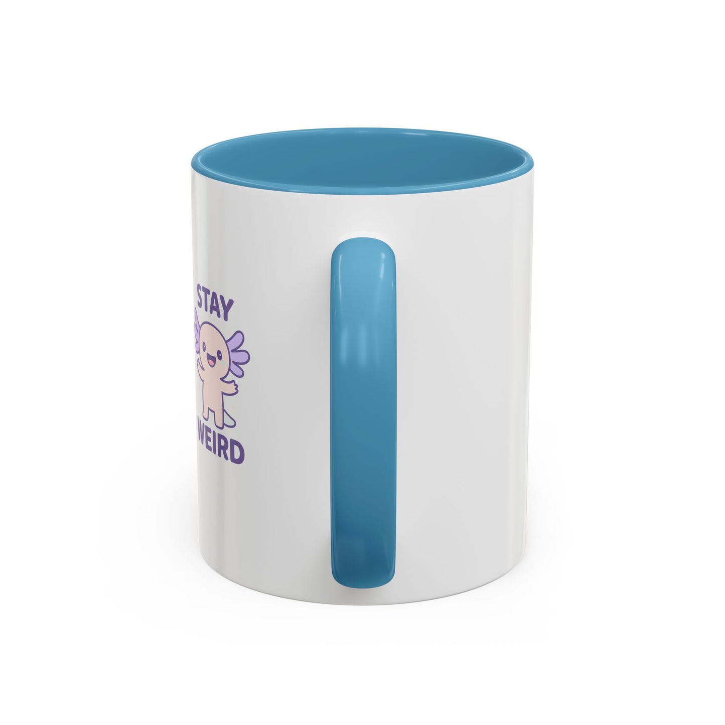 Stay Weird Accent Coffee Mug - Fun 11oz & 15oz Ceramic Cup for Quirky Coffee Lovers