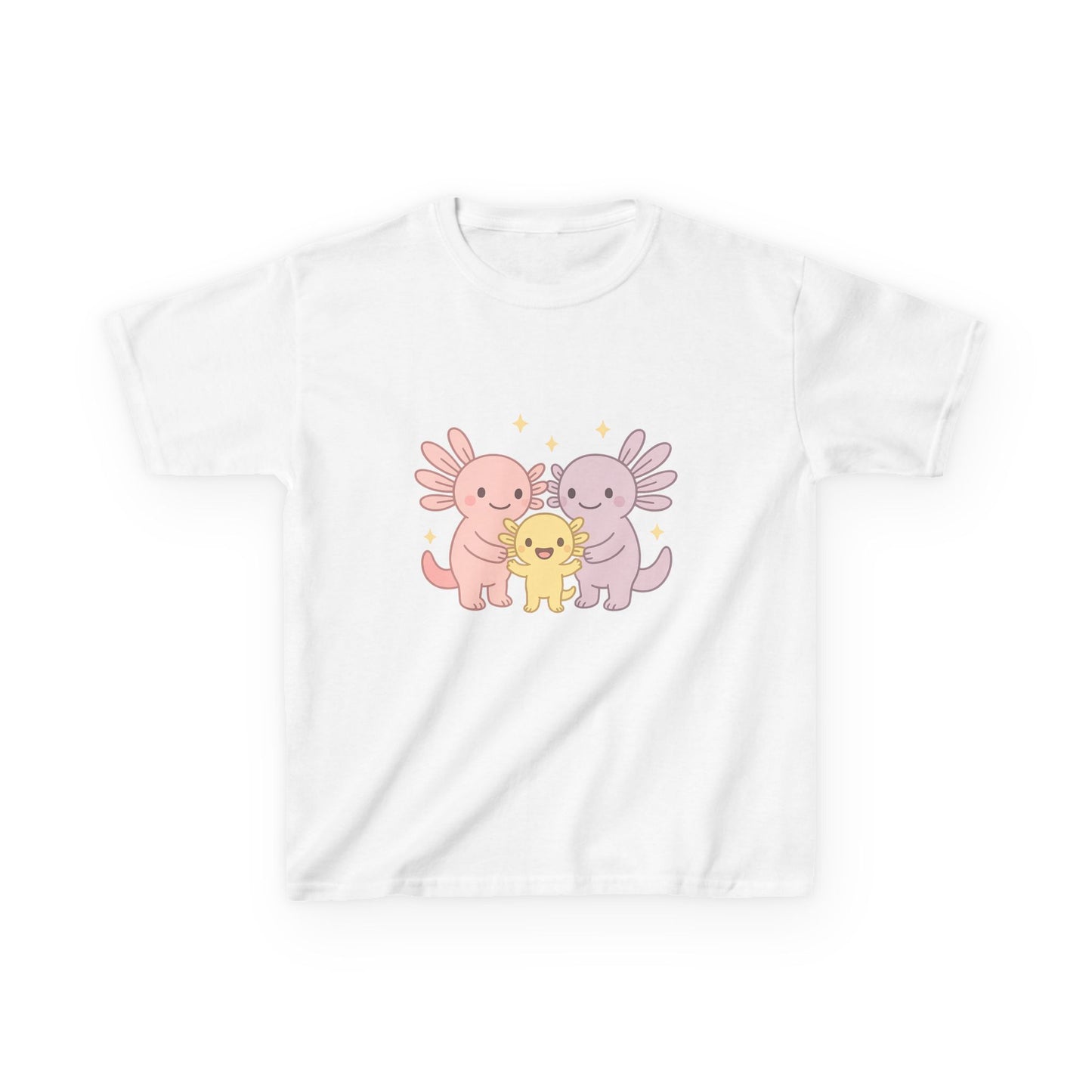 Cute Animal Friends Kids Tee - Adorable Heavy Cotton Shirt for Children