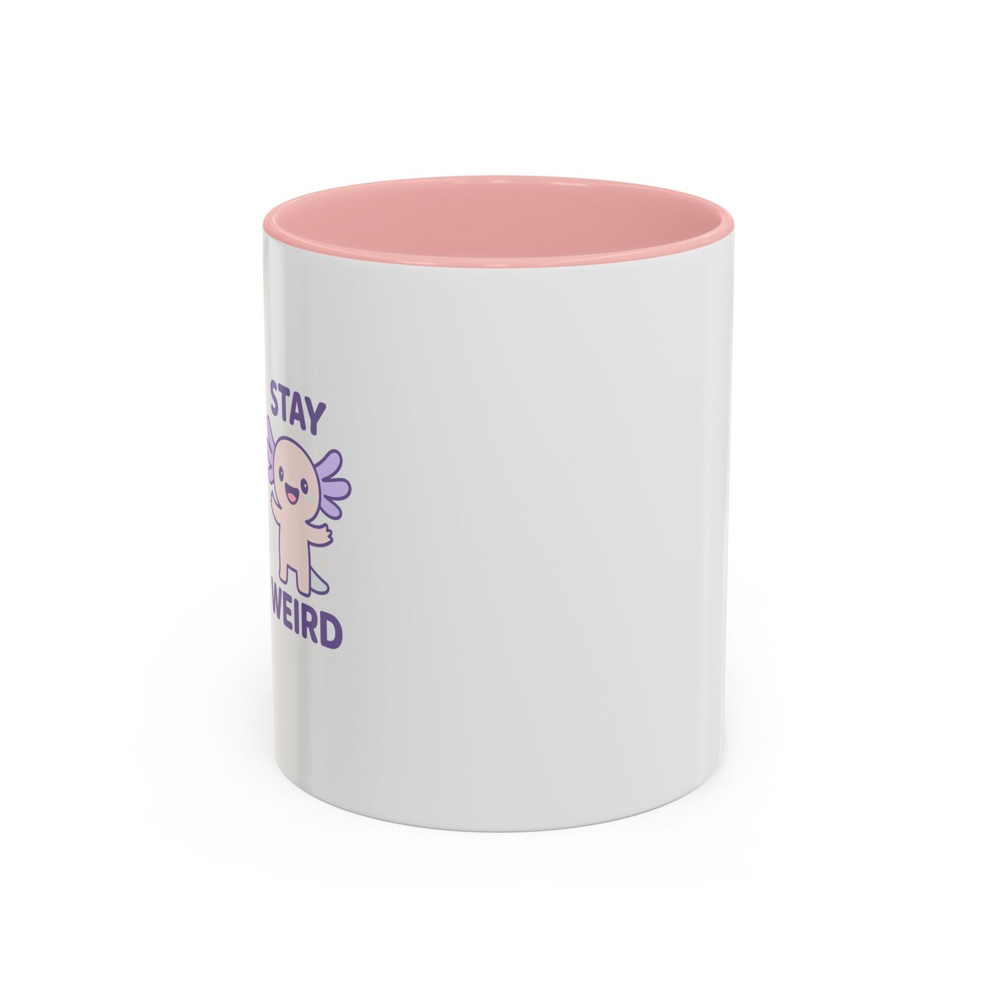 Stay Weird Accent Coffee Mug - Fun 11oz & 15oz Ceramic Cup for Quirky Coffee Lovers