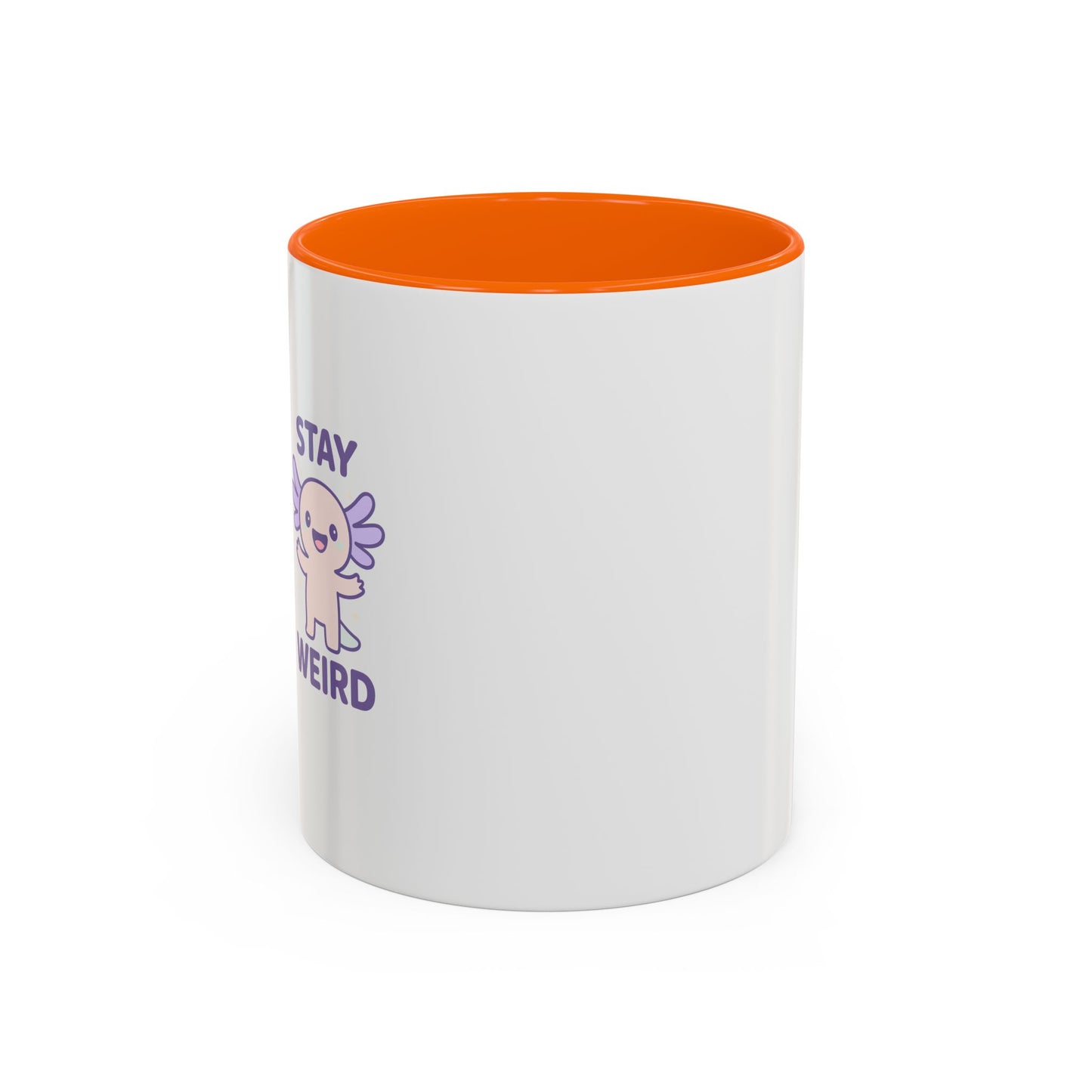 Stay Weird Accent Coffee Mug - Fun 11oz & 15oz Ceramic Cup for Quirky Coffee Lovers