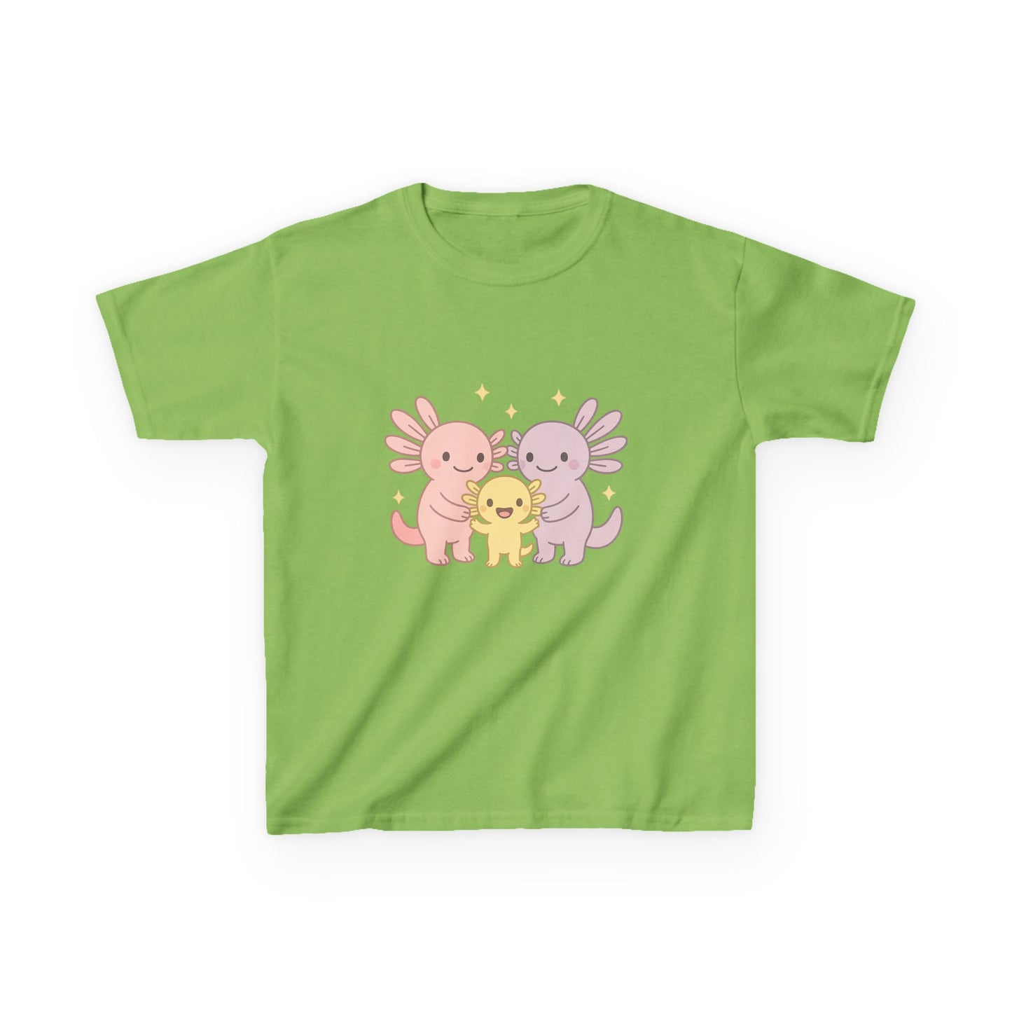 Cute Animal Friends Kids Tee - Adorable Heavy Cotton Shirt for Children