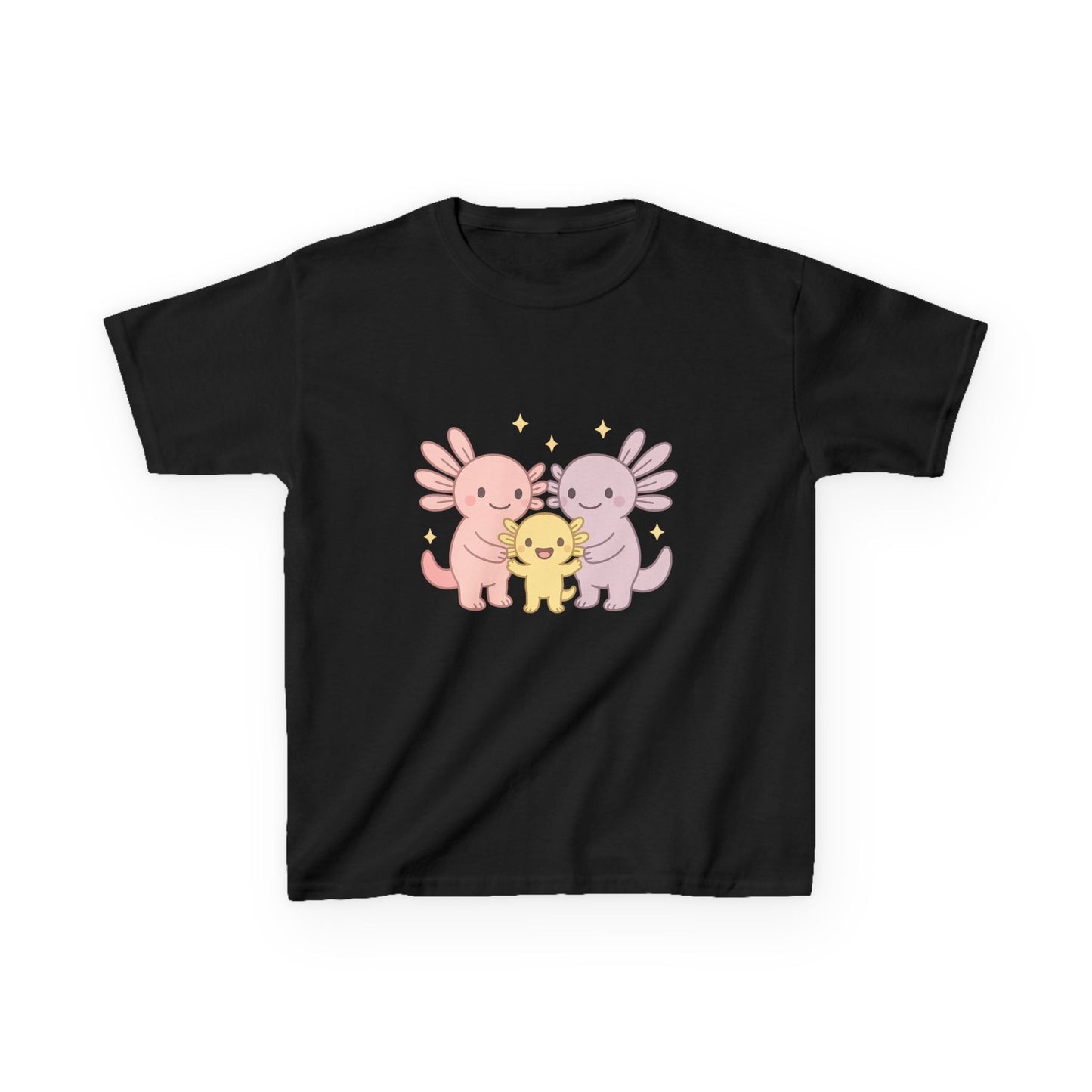 Cute Animal Friends Kids Tee - Adorable Heavy Cotton Shirt for Children