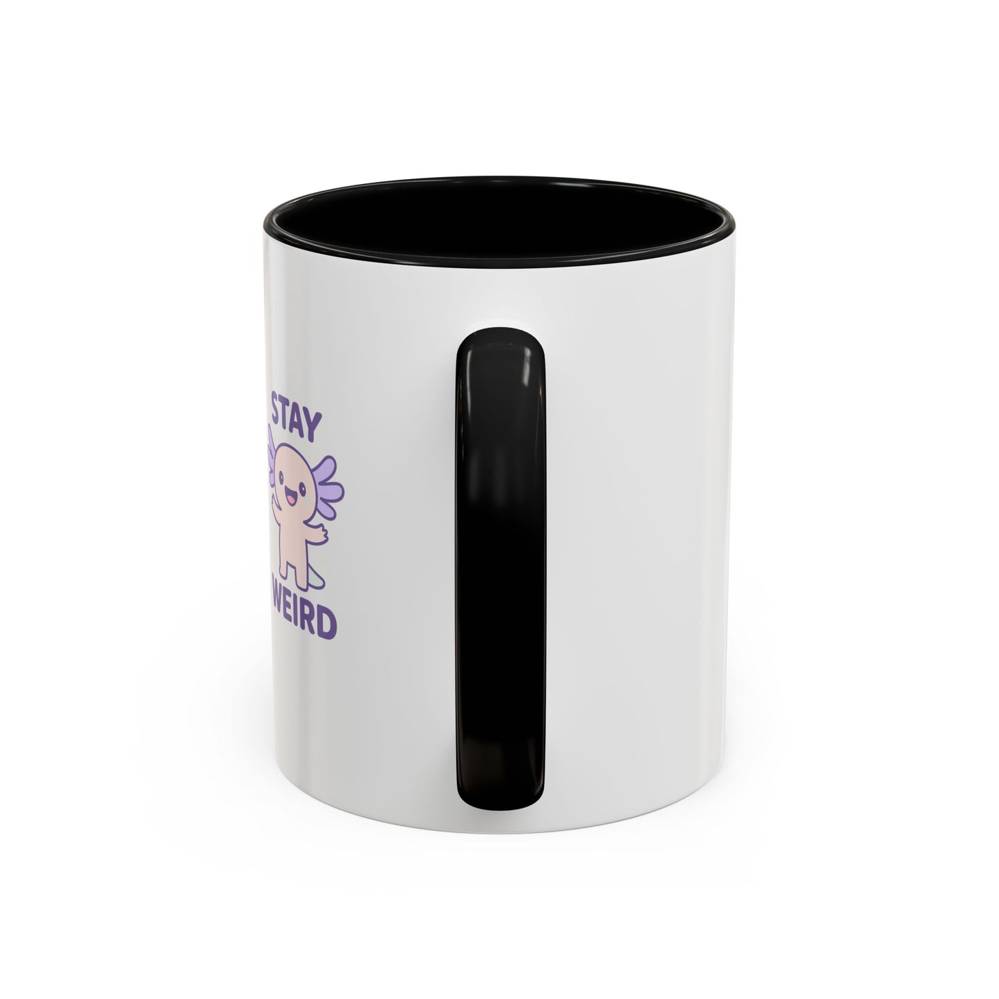 Stay Weird Accent Coffee Mug - Fun 11oz & 15oz Ceramic Cup for Quirky Coffee Lovers