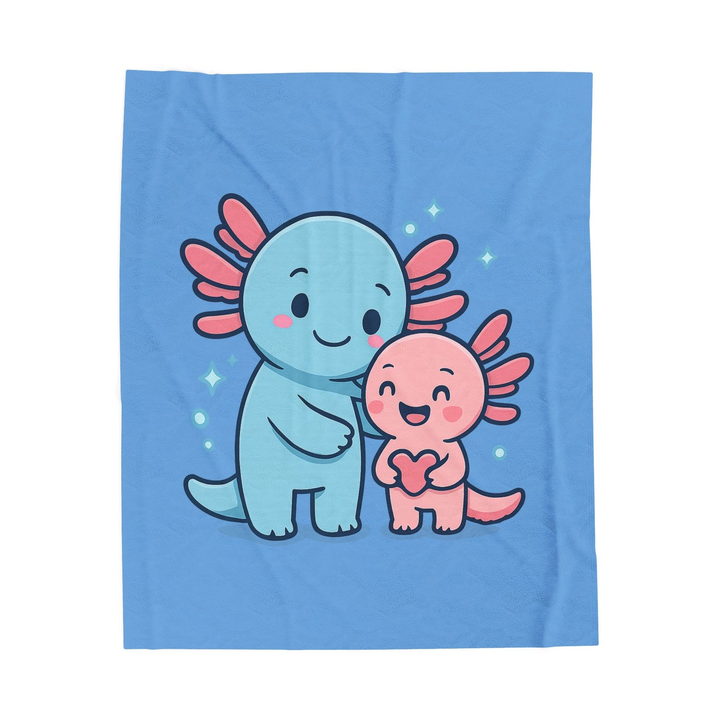 Kawaii Axolotl Plush Blanket for Cozy Comfort