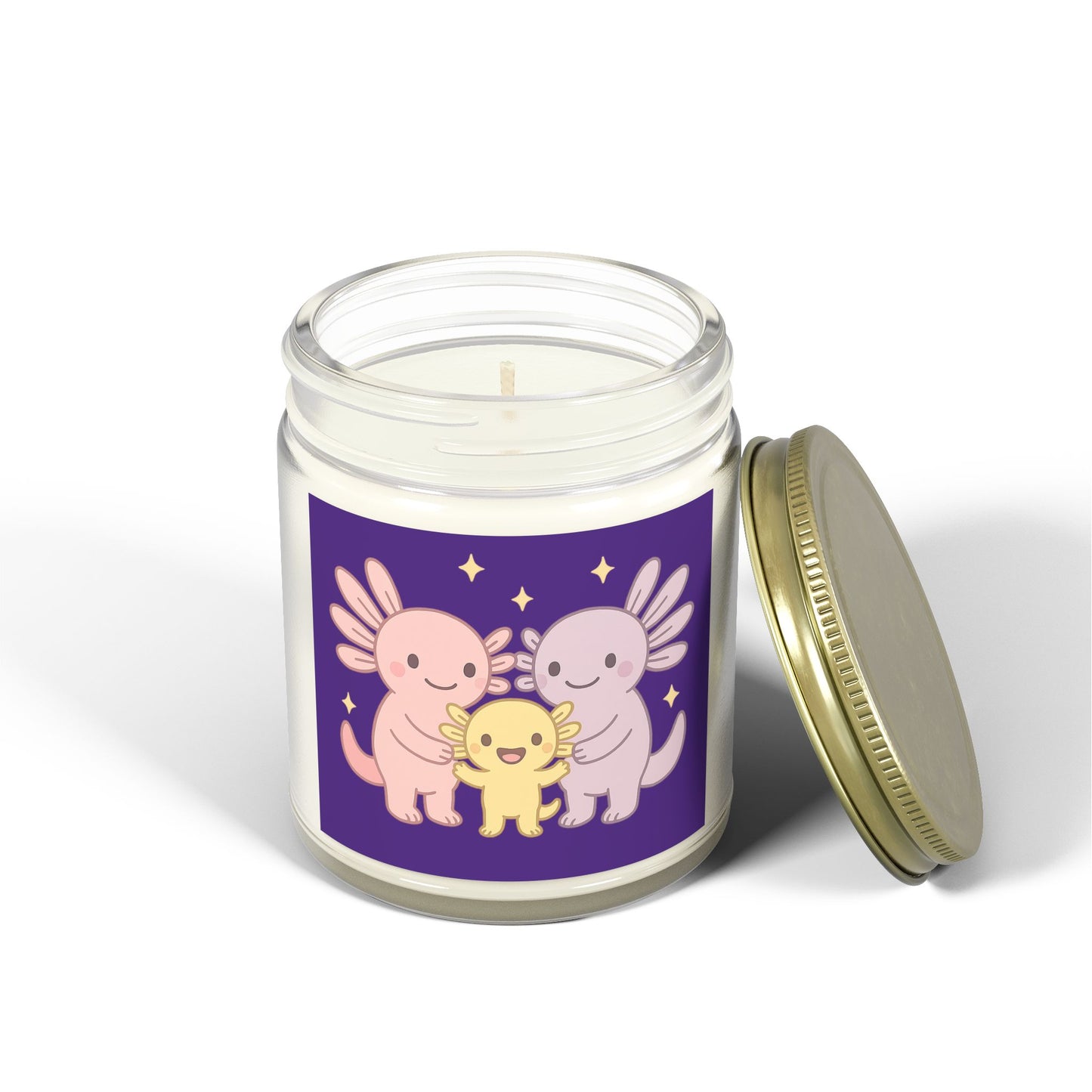 Cute Angelic Creature Scented Candle - Coconut Apricot Wax (4oz, 9oz)