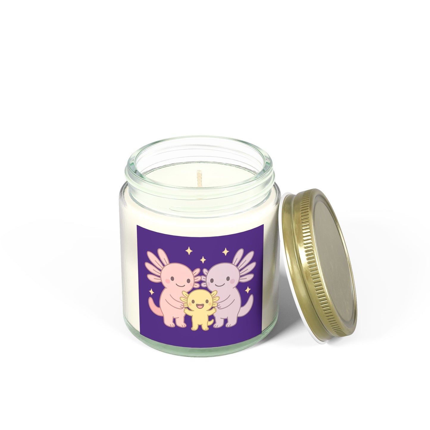 Cute Angelic Creature Scented Candle - Coconut Apricot Wax (4oz, 9oz)