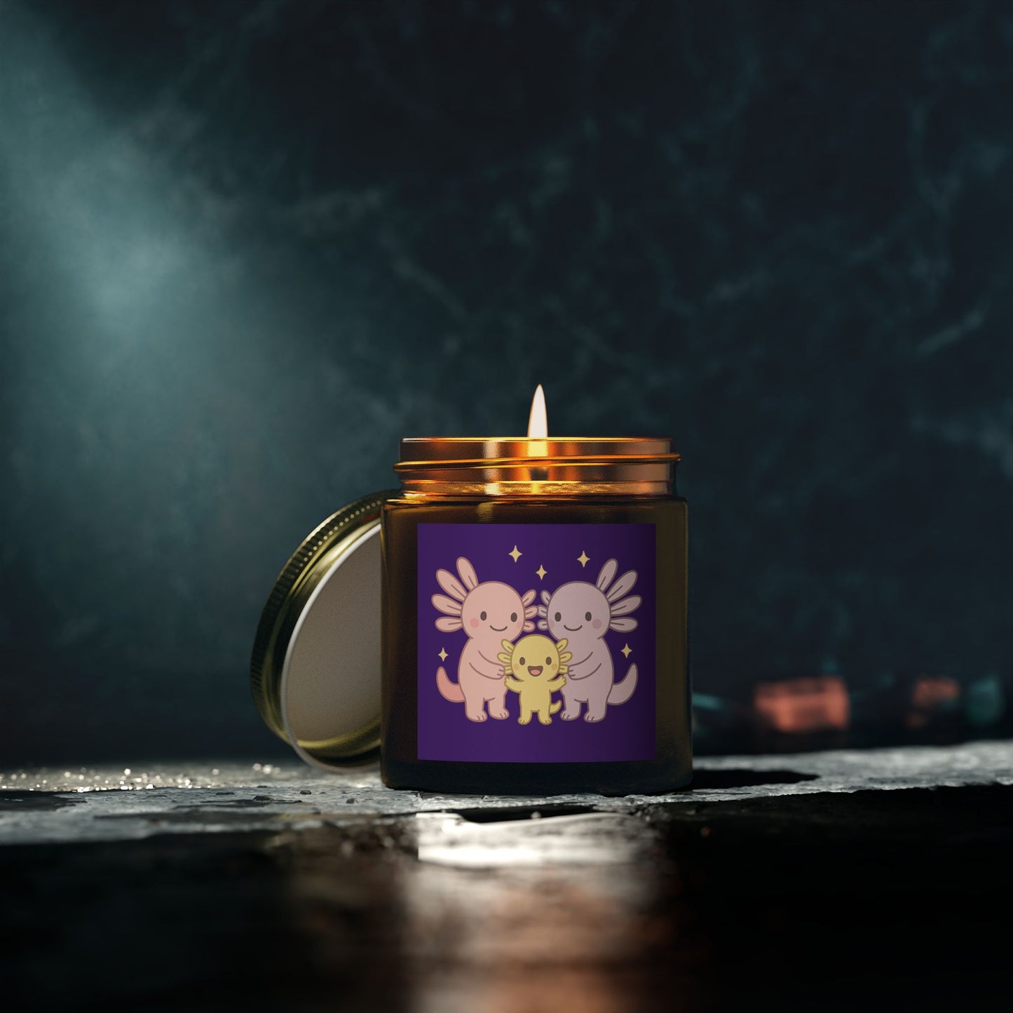 Cute Angelic Creature Scented Candle - Coconut Apricot Wax (4oz, 9oz)