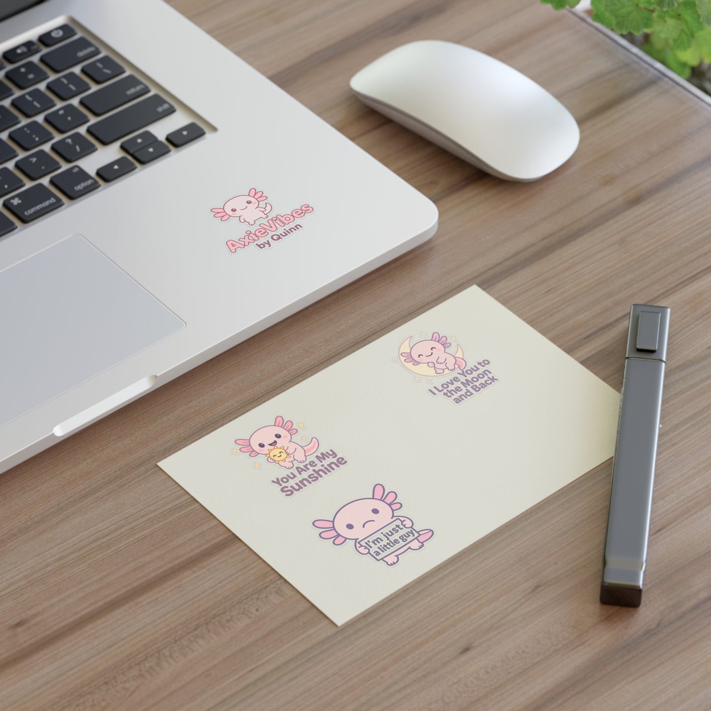 Cute Axolotl Sticker Sheets - Fun, Whimsical Designs for Kids & The Young at Heart