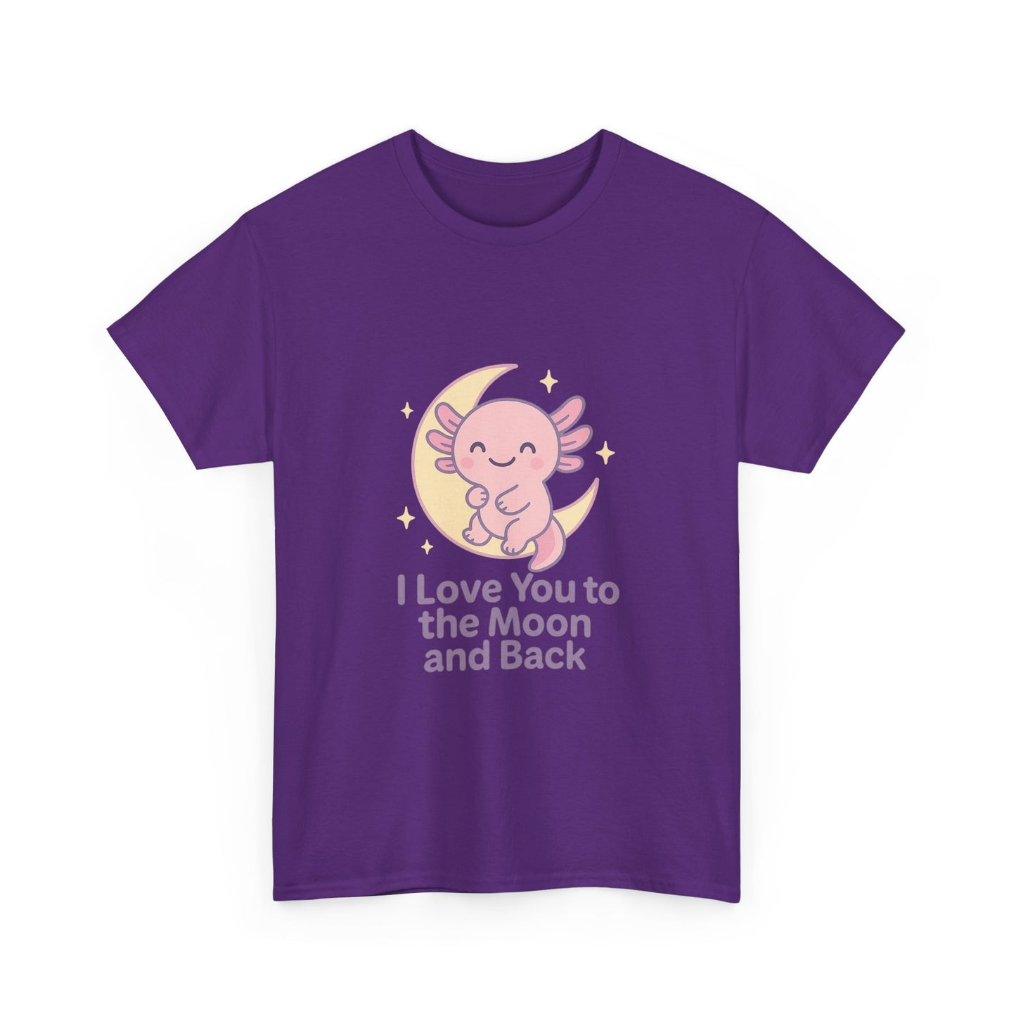 Cute Angel Love T-Shirt | I Love You to the Moon and Back Tee | Unisex Heavy Cotton Tee