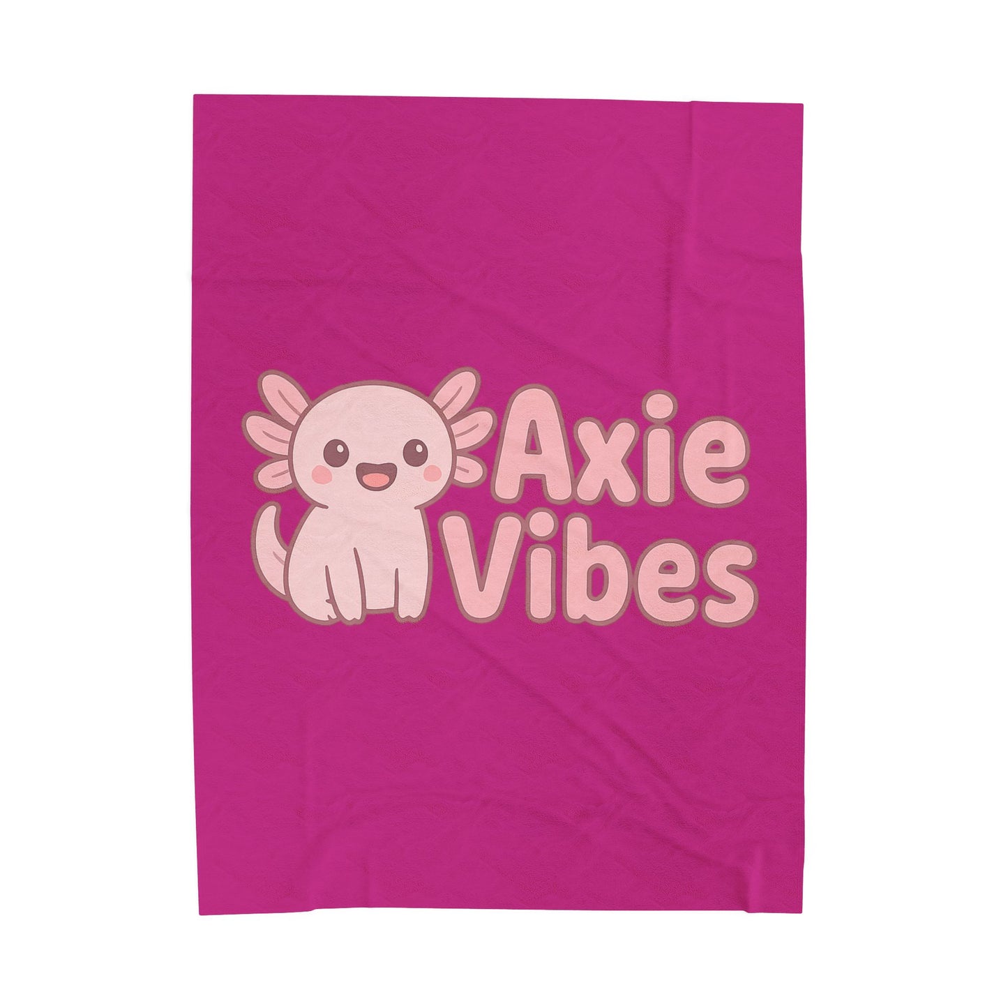 Cozy Axie Vibes Blanket - Soft Velveteen Plush Throw