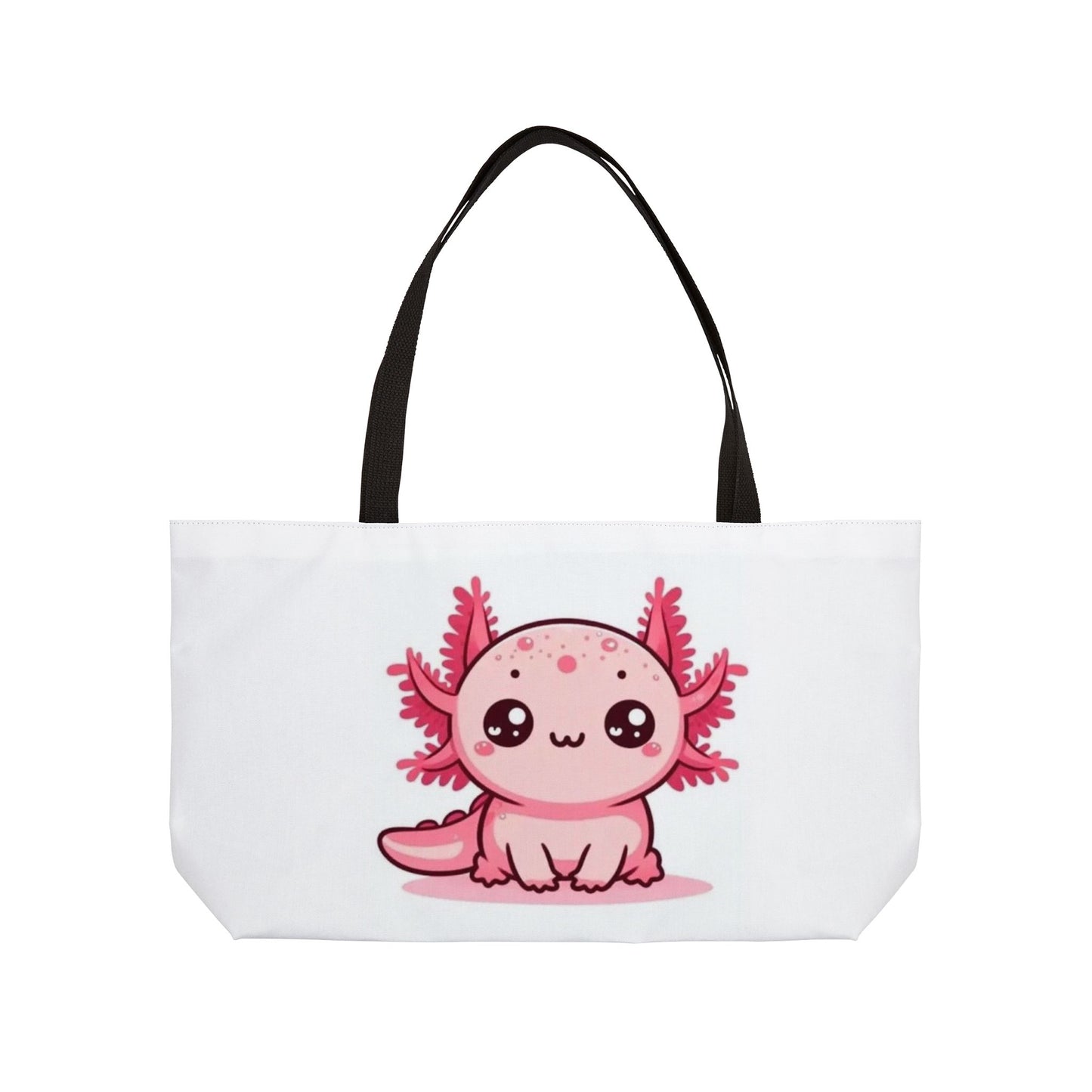 Cute Pink Axolotl Weekender Tote Bag - Perfect for Beach Trips & Gifts