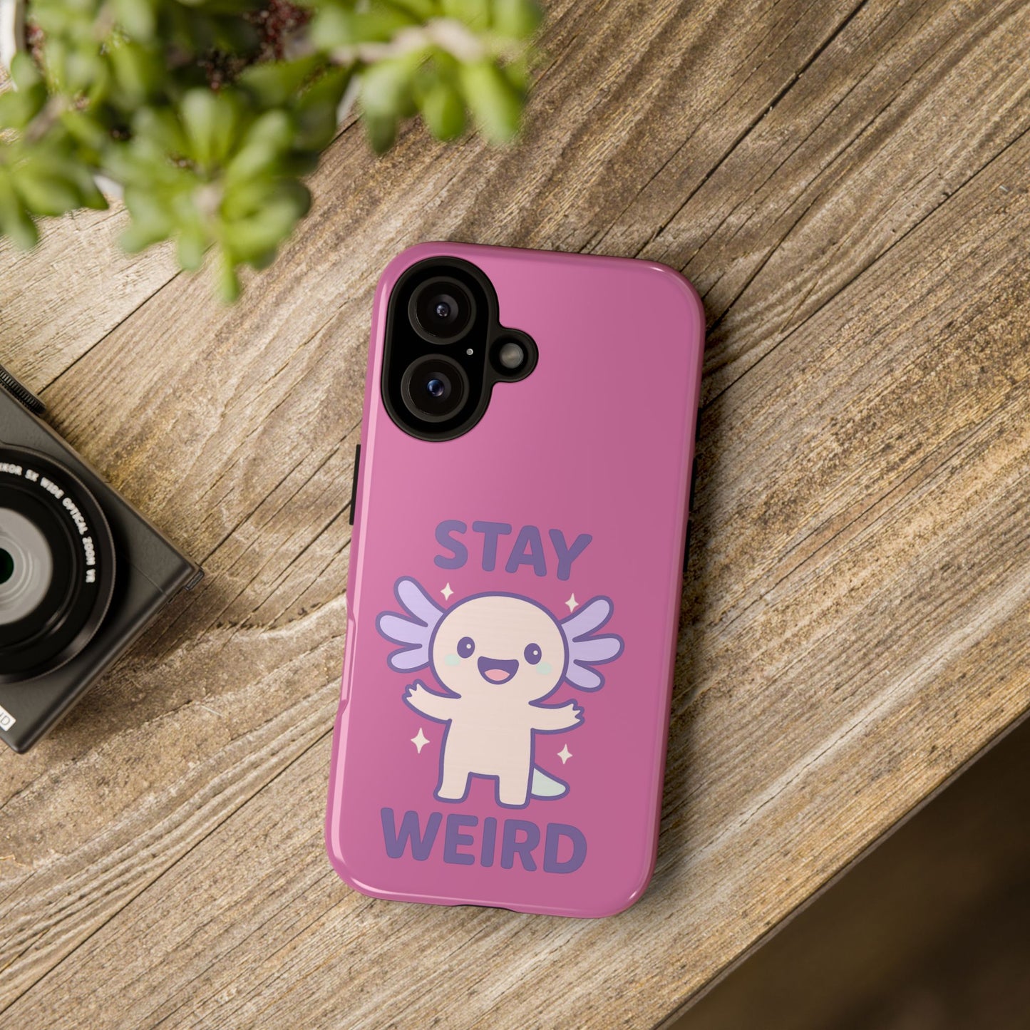 Stay Weird Phone Case - Fun and Quirky Smartphone Cover for Unique Personalities