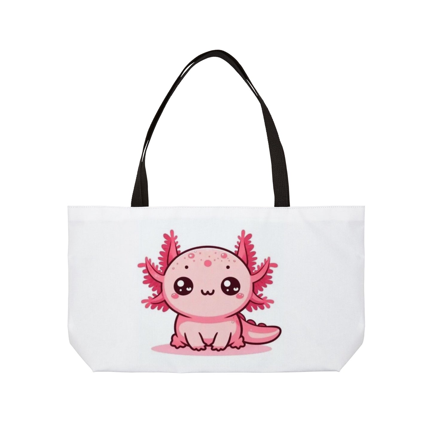Cute Pink Axolotl Weekender Tote Bag - Perfect for Beach Trips & Gifts