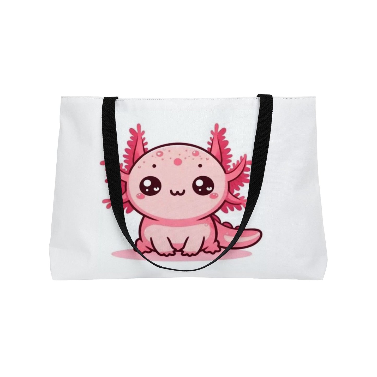 Cute Pink Axolotl Weekender Tote Bag - Perfect for Beach Trips & Gifts