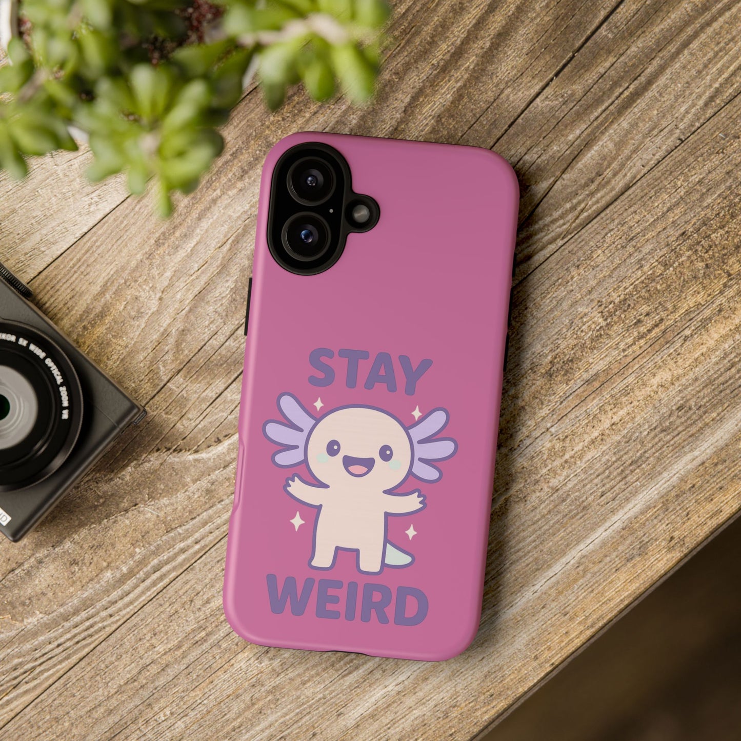 Stay Weird Phone Case - Fun and Quirky Smartphone Cover for Unique Personalities