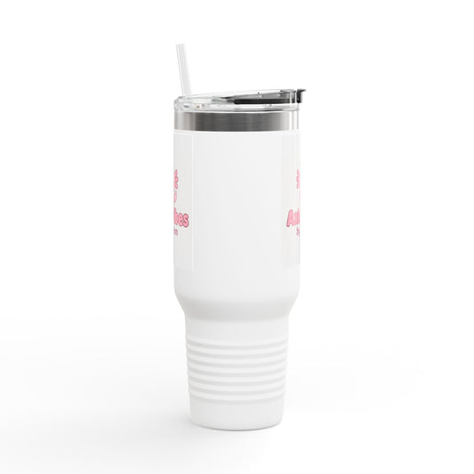 Cute Insulated Travel Mug - 40oz with 'AxieVibes' Design