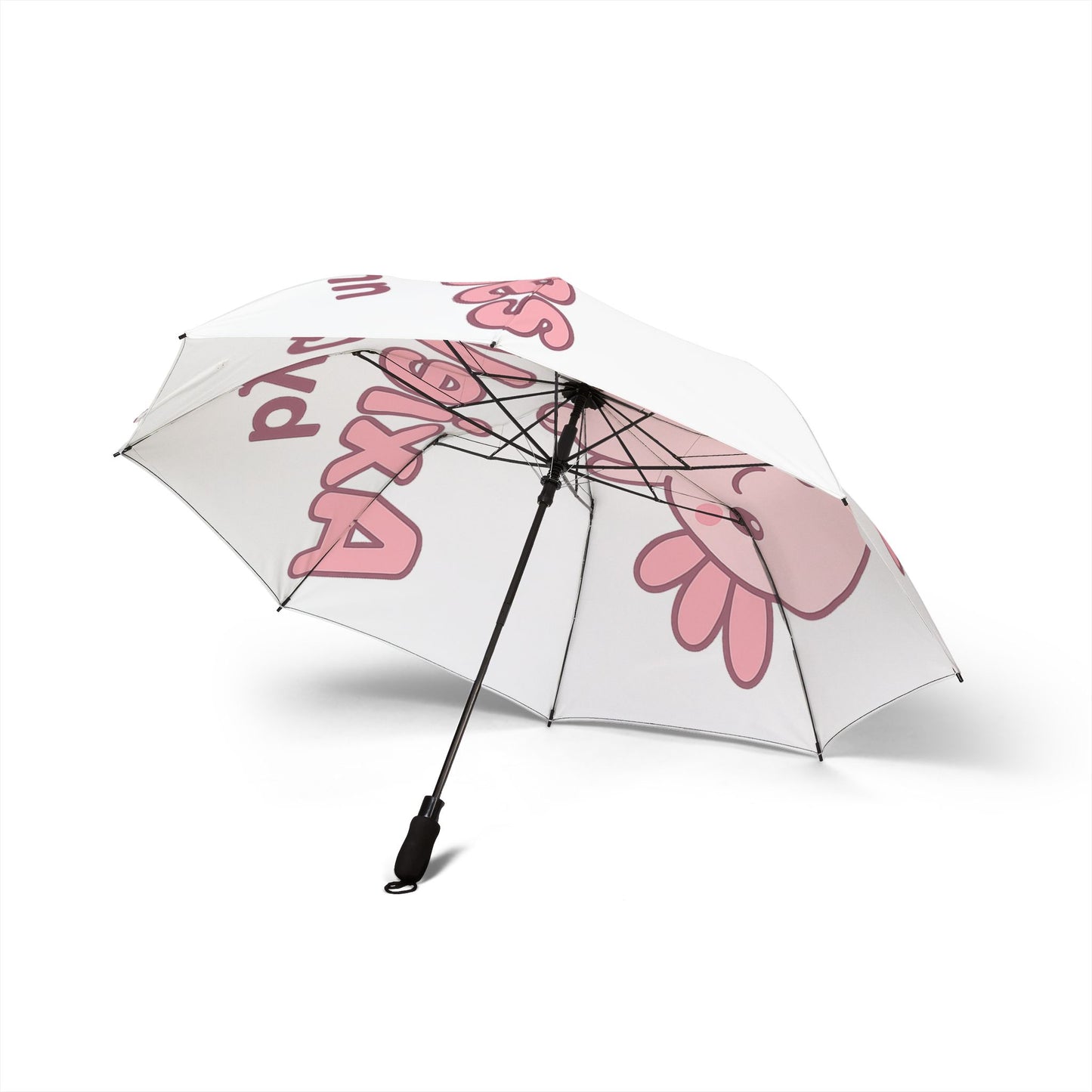 Cute Axolotl Foldable Umbrella - Waterproof & Lightweight