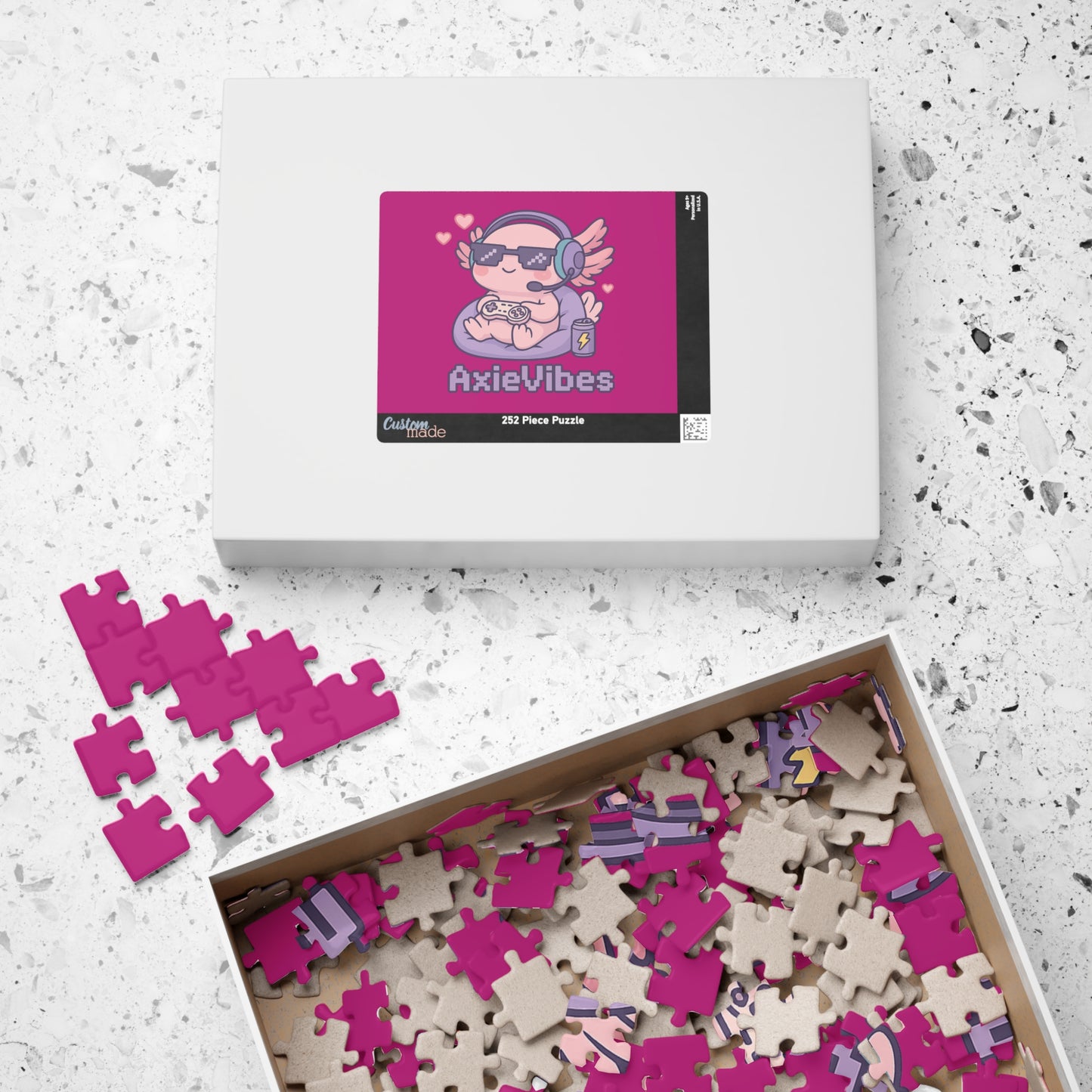 AxieVibes Gamer Puzzle - 110, 252, 520 & 1014-piece Options