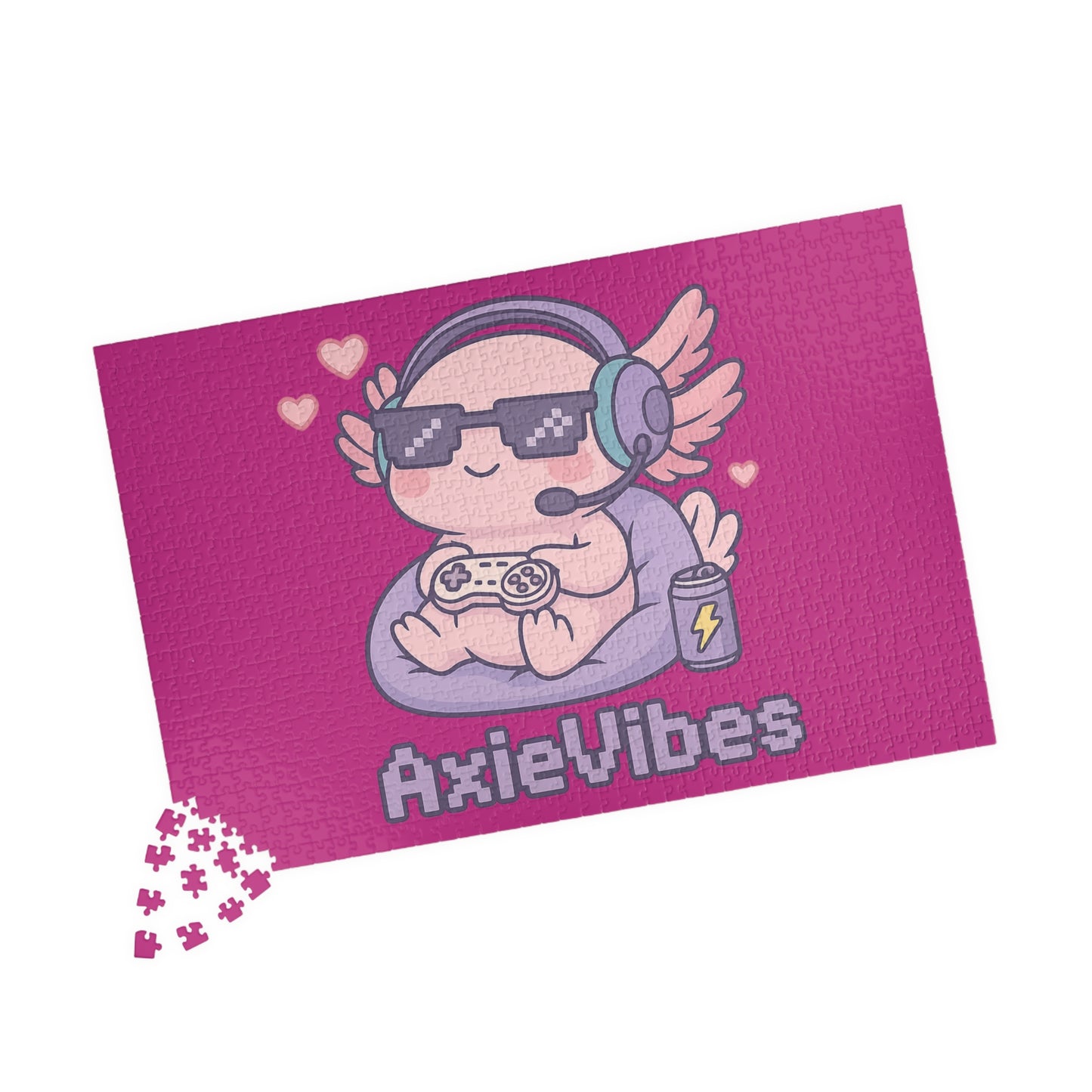 AxieVibes Gamer Puzzle - 110, 252, 520 & 1014-piece Options