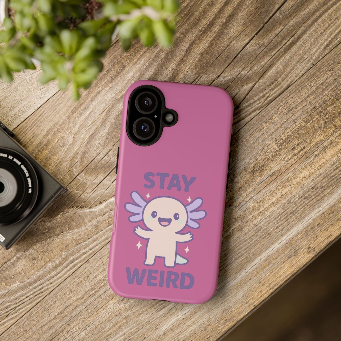 Stay Weird Phone Case - Fun and Quirky Smartphone Cover for Unique Personalities
