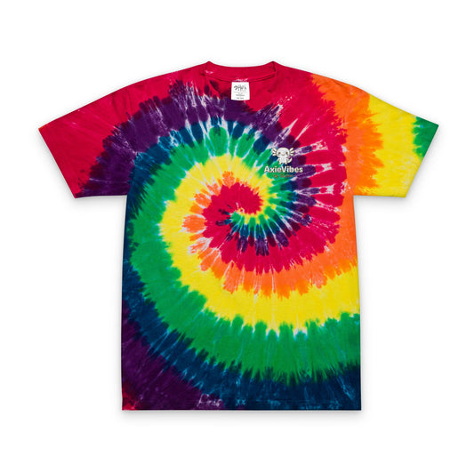 Colorful Oversized Tie-Dye T-Shirt with Embroidery - Perfect for Festivals & Casual Wear